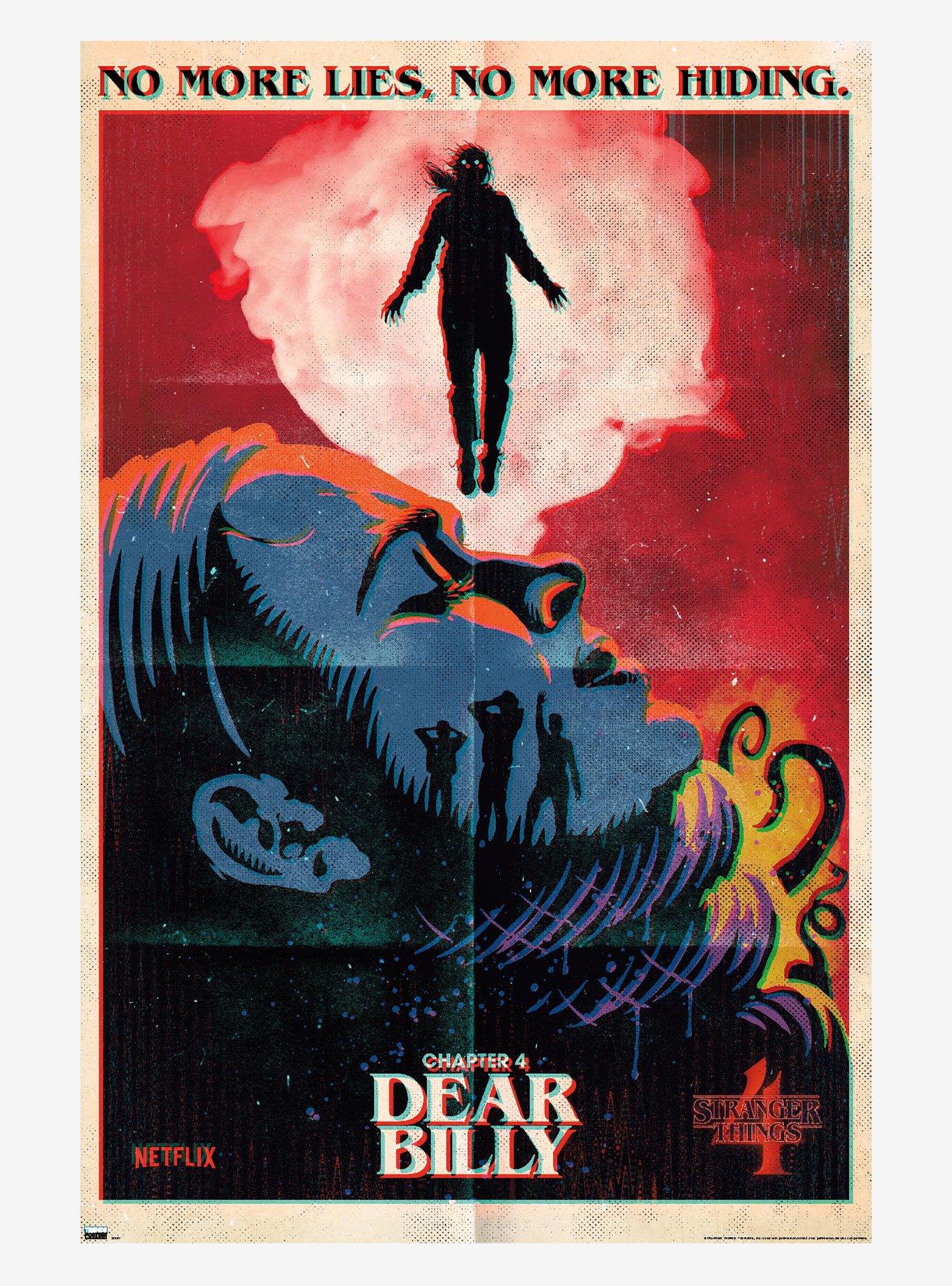 Stranger Things Max Dear Billy Poster, , hi-res