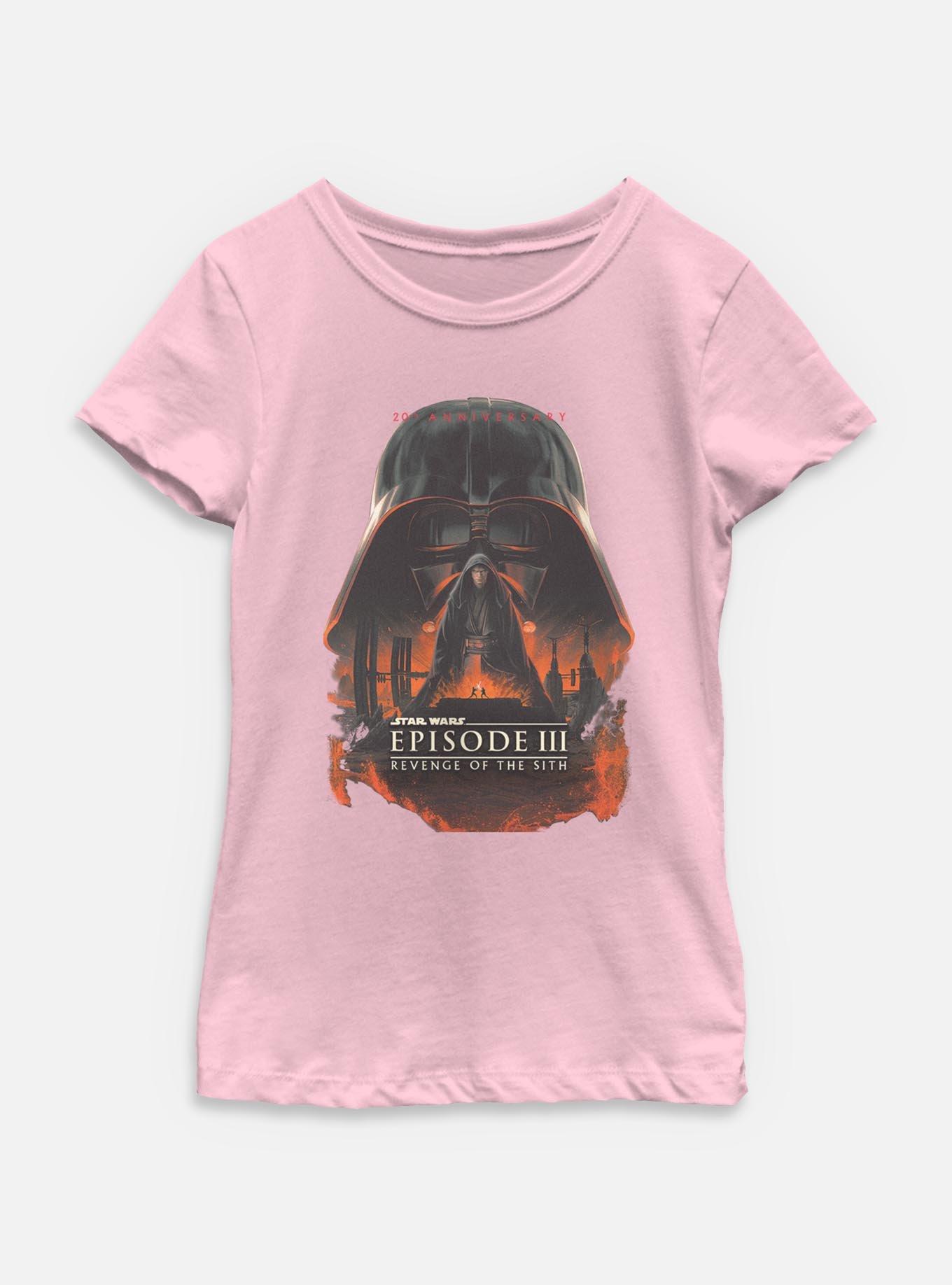 Star Wars Episode III: Revenge Of The Sith 20th Anniversary Youth Girls T-Shirt, , hi-res