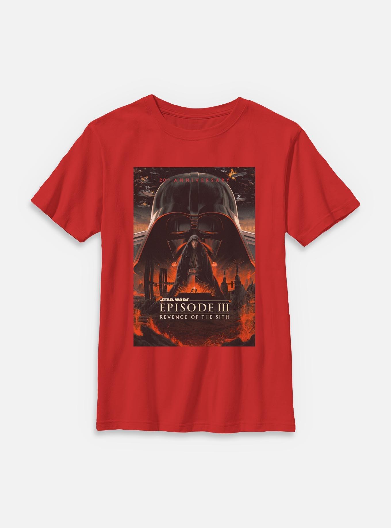 Star Wars Episode III: Revenge Of The Sith 20th Anniversary Poster Youth T-Shirt, , hi-res