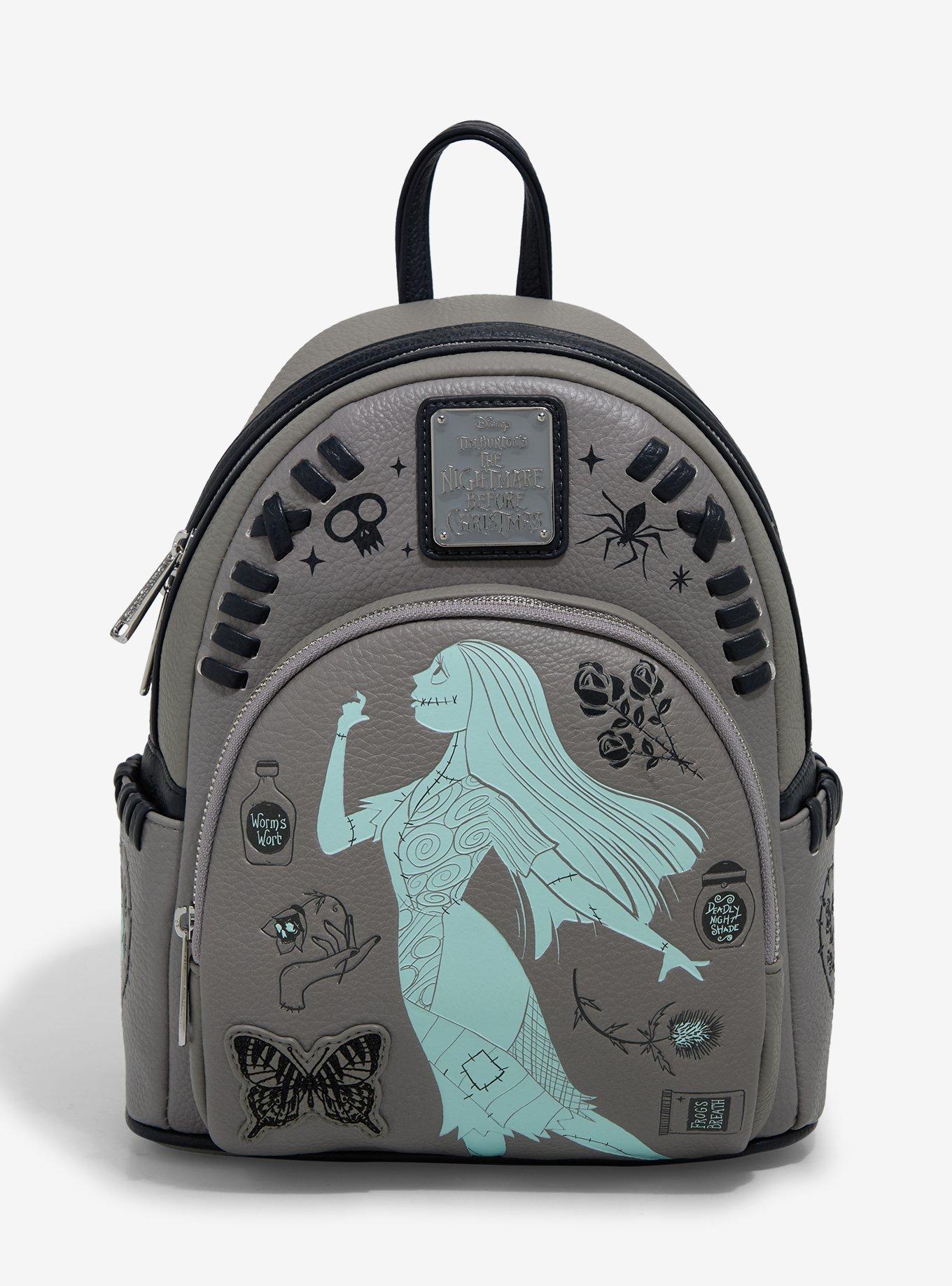 Loungefly Disney The Nightmare Before Christmas Sally Icons Mini Backpack — BoxLunch Exclusive, , hi-res
