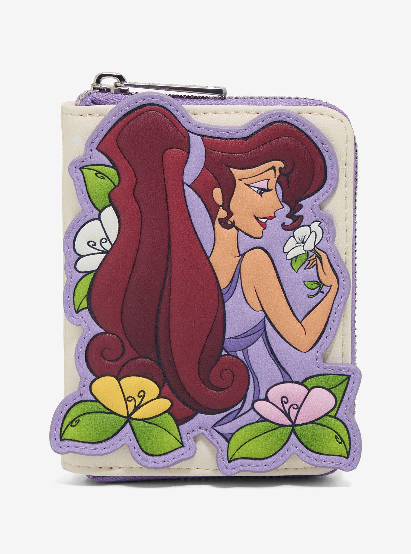 Loungefly Disney Hercules Meg Floral Wallet — BoxLunch Exclusive, , hi-res