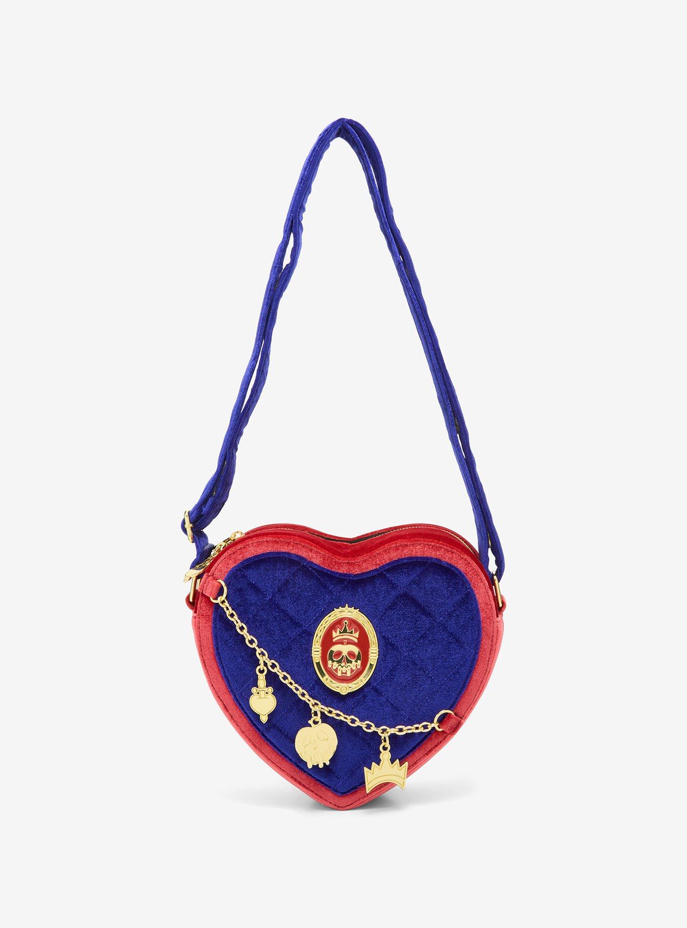 Loungefly Disney Snow White and the Seven Dwarfs Evil Queen Velvet Crossbody Bag — BoxLunch Exclusive, , hi-res