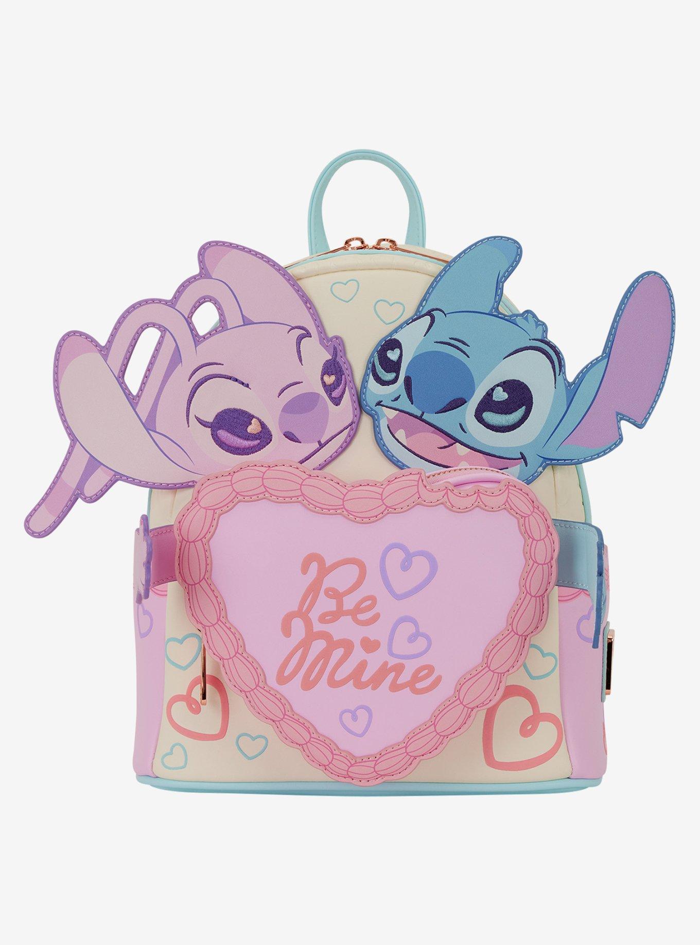Loungefly Disney Lilo & Stitch Angel & Stitch Valentine's Day Cake Mini Backpack, , hi-res