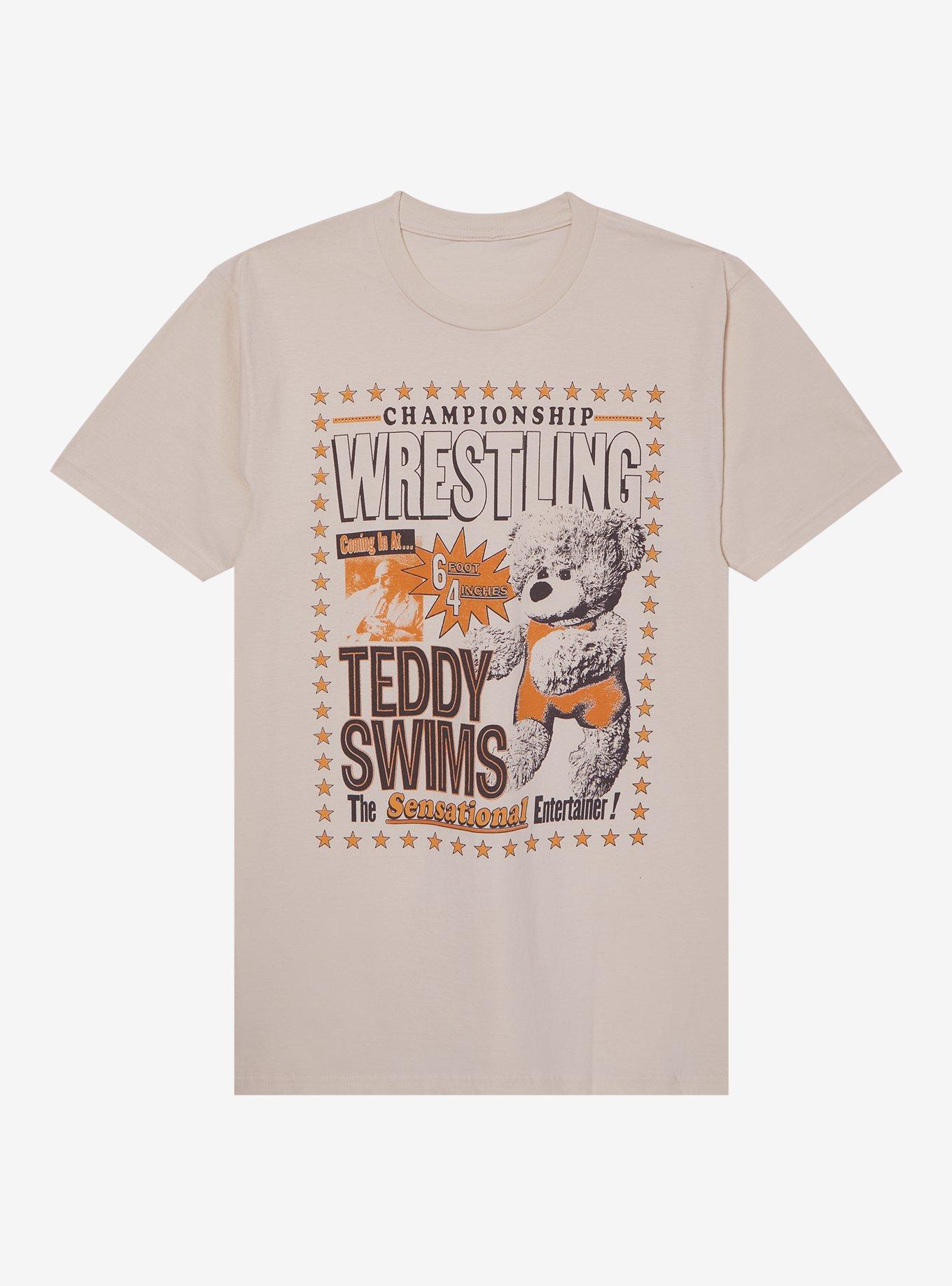 Teddy Swims Wrestling Bear T-Shirt, , hi-res