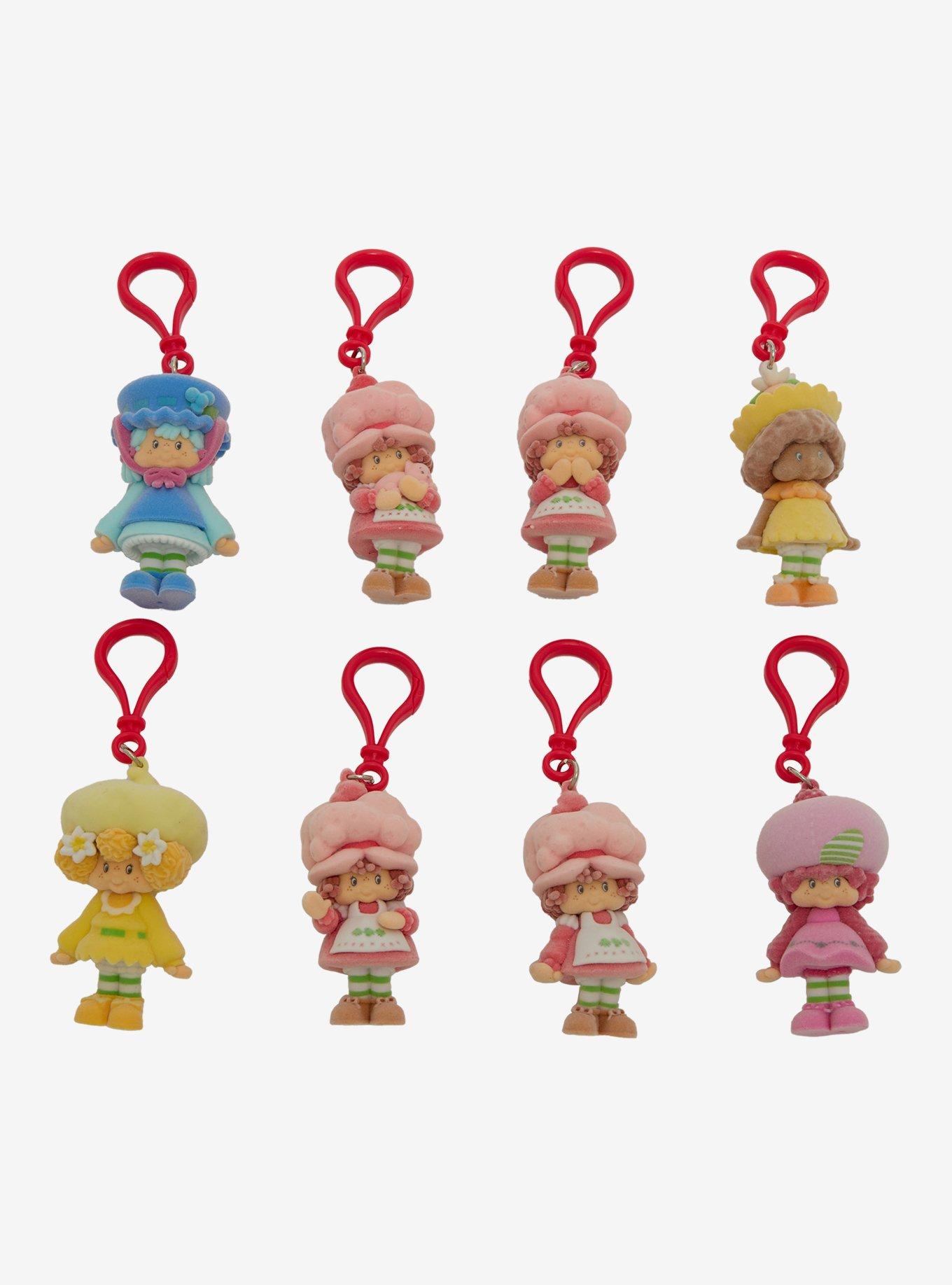 Strawberry Shortcake Flocked Characters Blind Bag Keychain, , hi-res