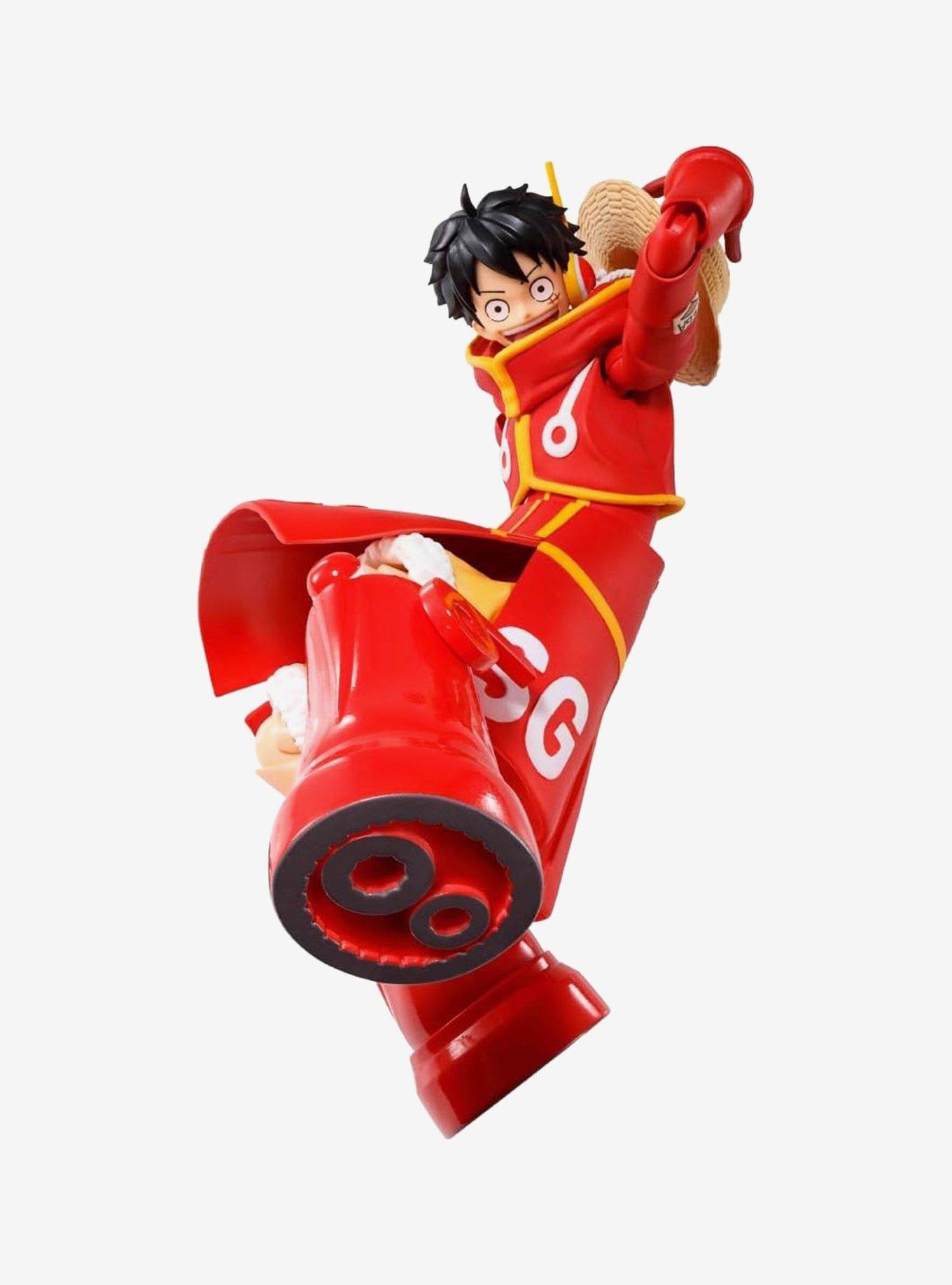 Bandai Namco One Piece S.H.Figuarts Monkey D. Luffy (Future Island Egghead) Figure, , hi-res