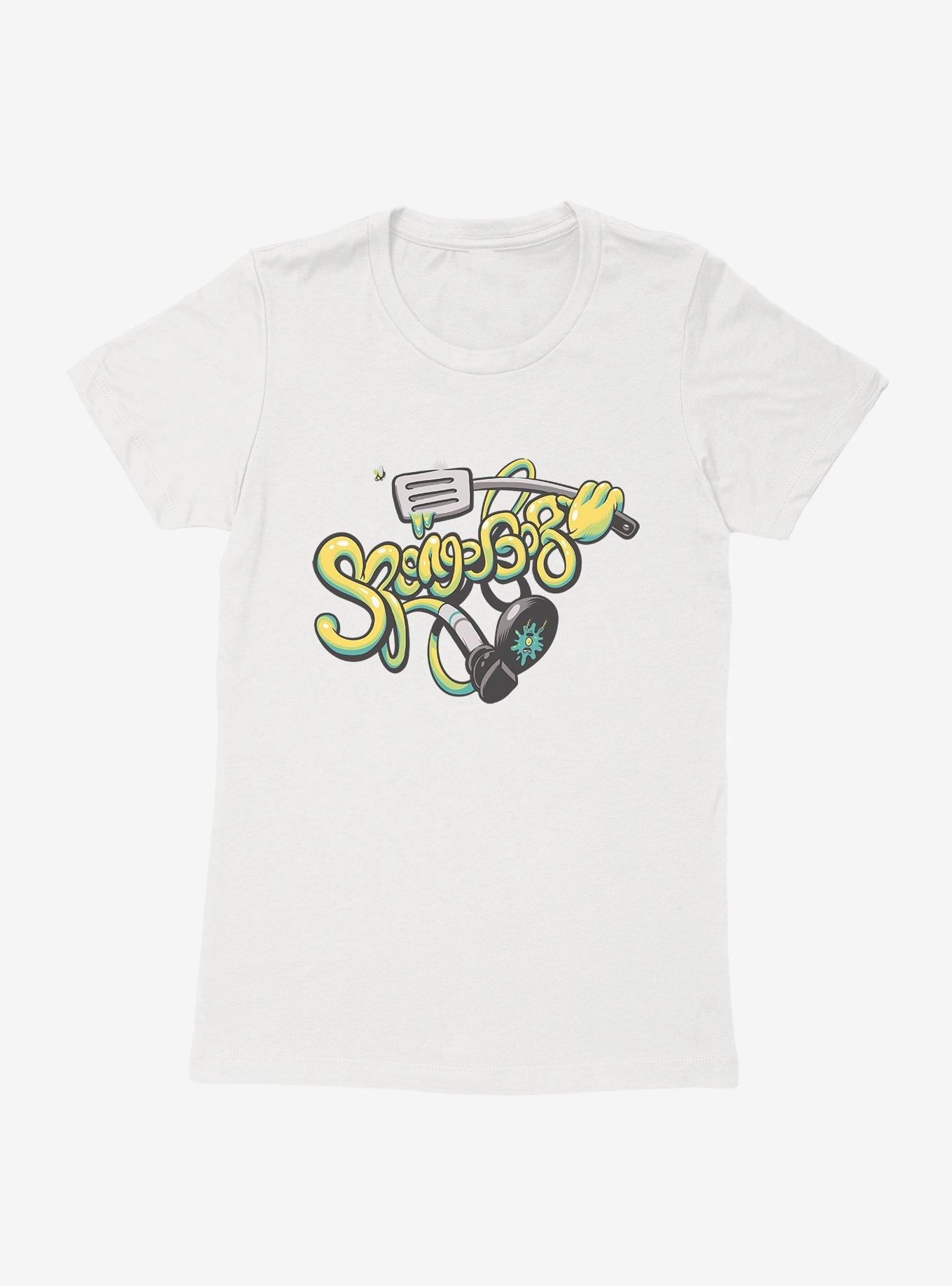 SpongeBob SquarePants Wiggle Script Spatula Womens T-Shirt, , hi-res