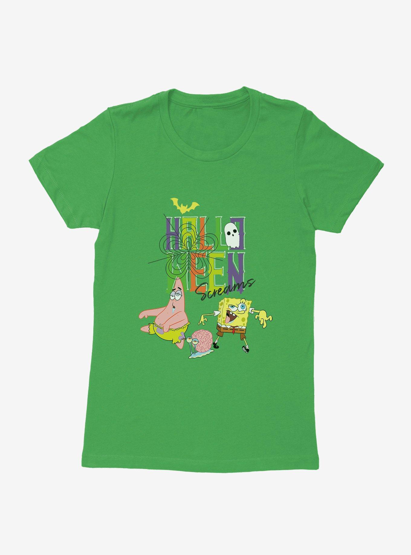 SpongeBob SquarePants Halloween Screams Womens T-Shirt, , hi-res