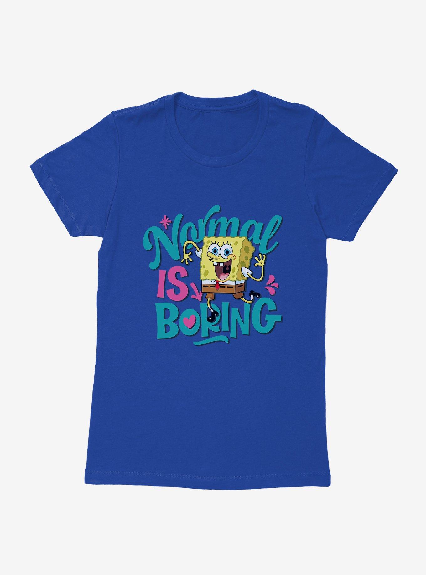 SpongeBob SquarePants Normal Is Boring Womens T-Shirt, , hi-res