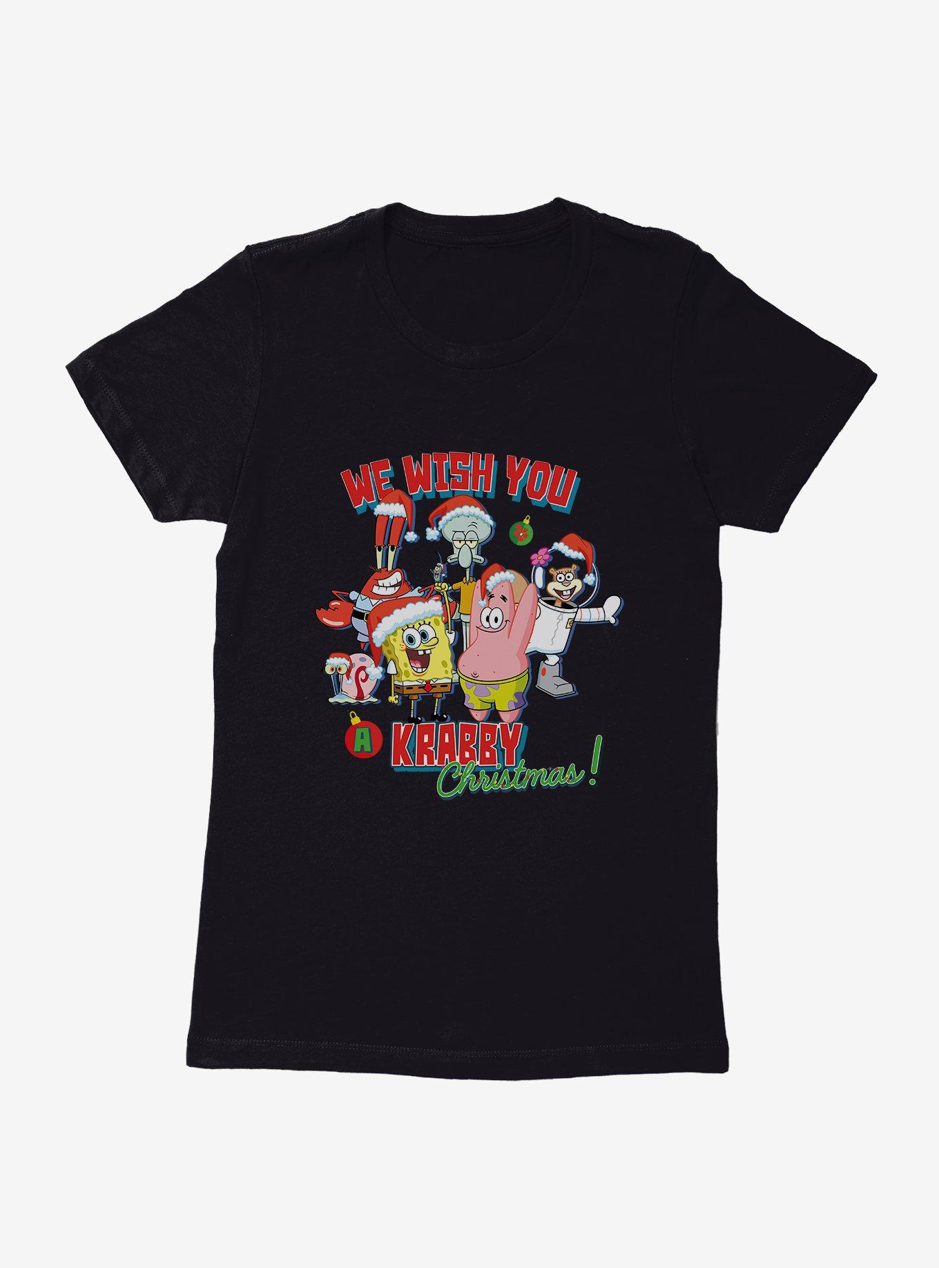SpongeBob SquarePants Krabby Christmas Womens T-Shirt, , hi-res