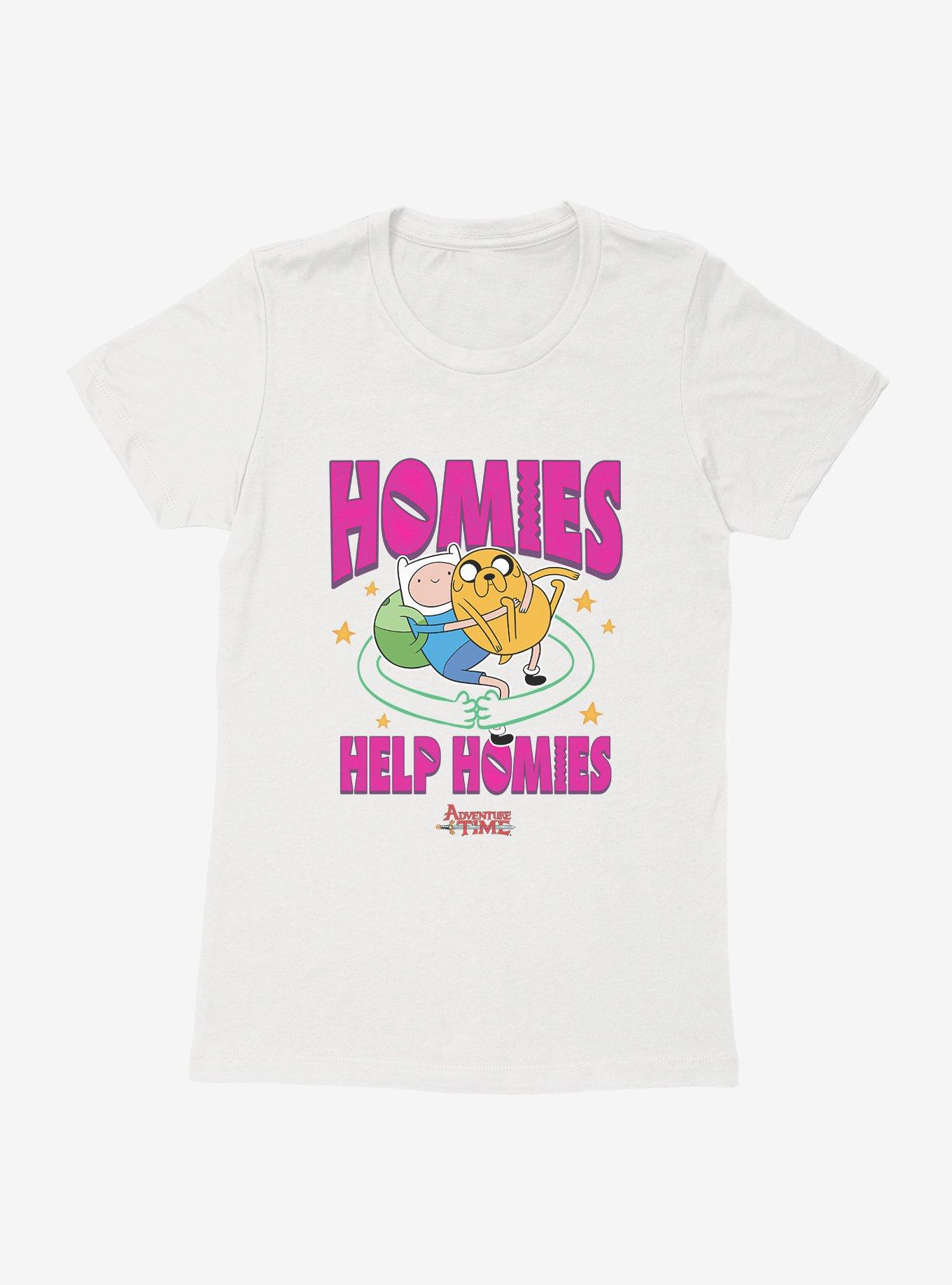 Adventure Time Help Homies Womens T-Shirt,All Products : American Fashion Style Bags On Sale
