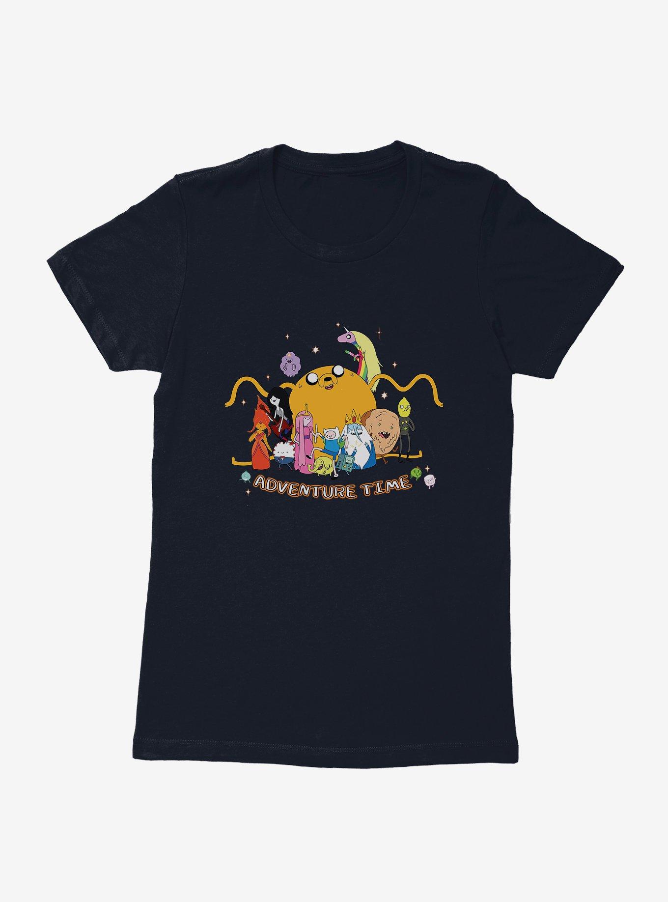 Adventure Time Characters Sparkle Womens T-Shirt,All Products : American Fashion Style Bags On Sale