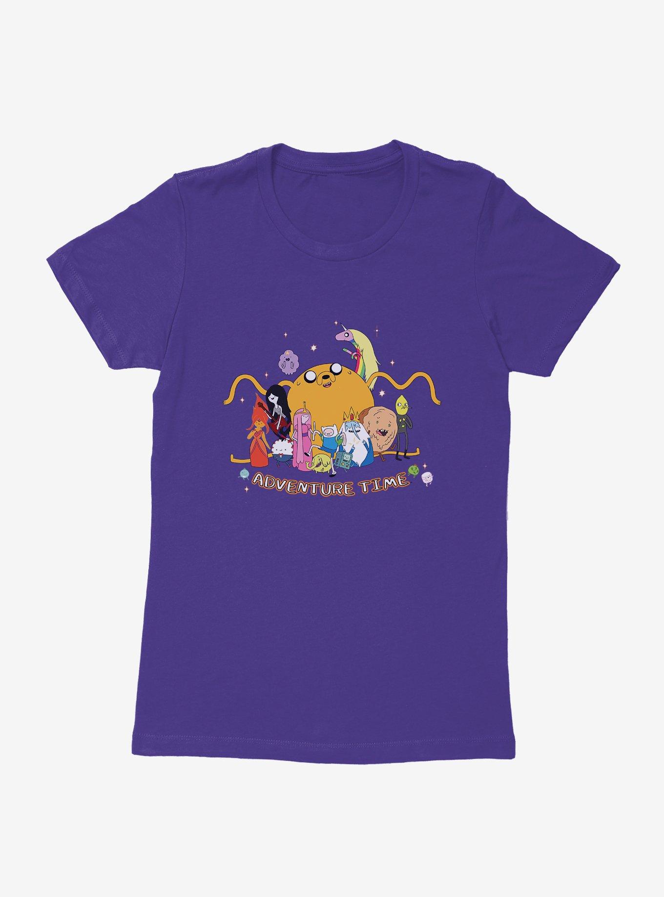 Adventure Time Characters Sparkle Womens T-Shirt,All Products : American Fashion Style Bags On Sale
