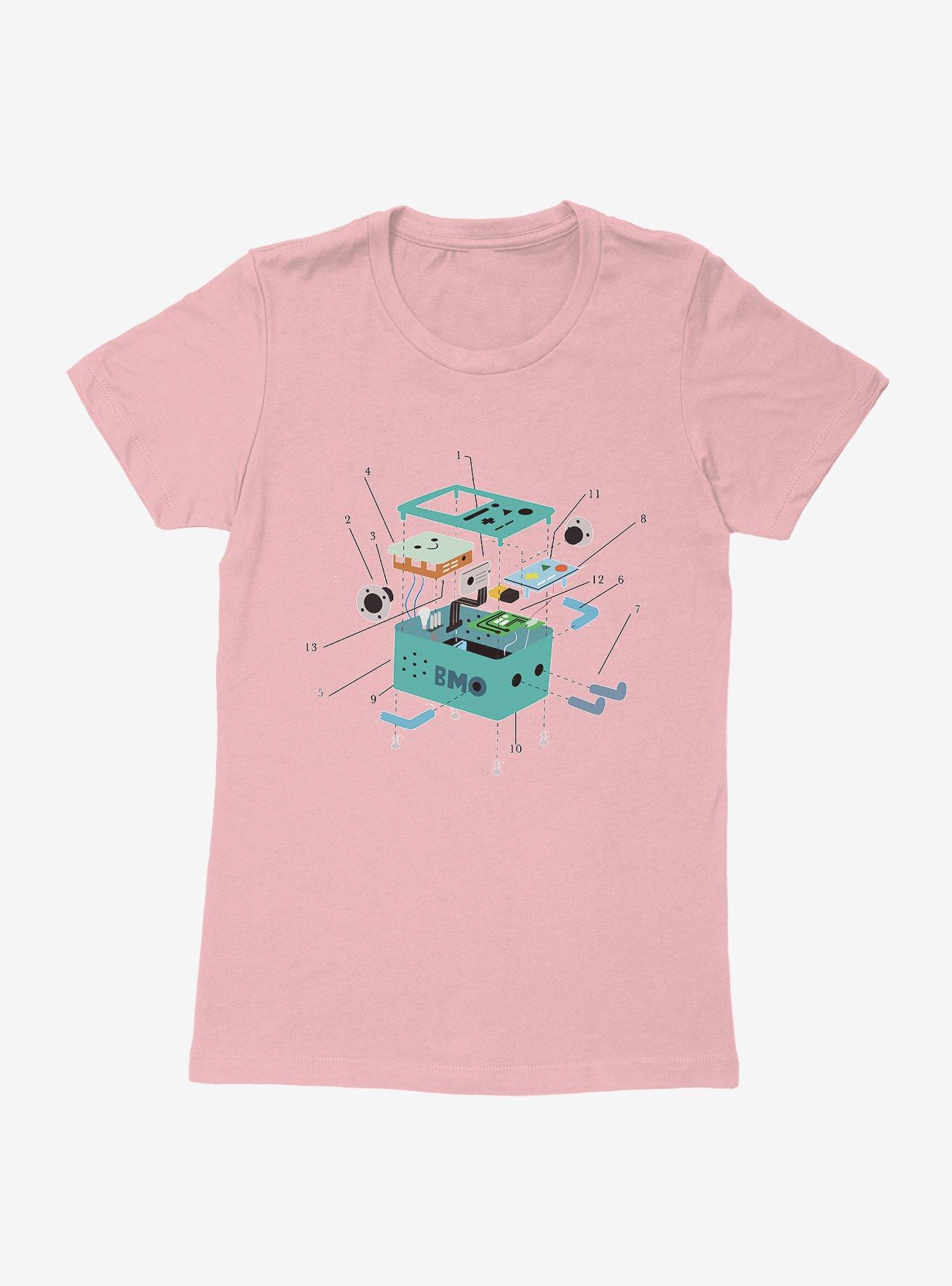 Adventure Time BMO Manual Womens T-Shirt,All Products : American Fashion Style Bags On Sale