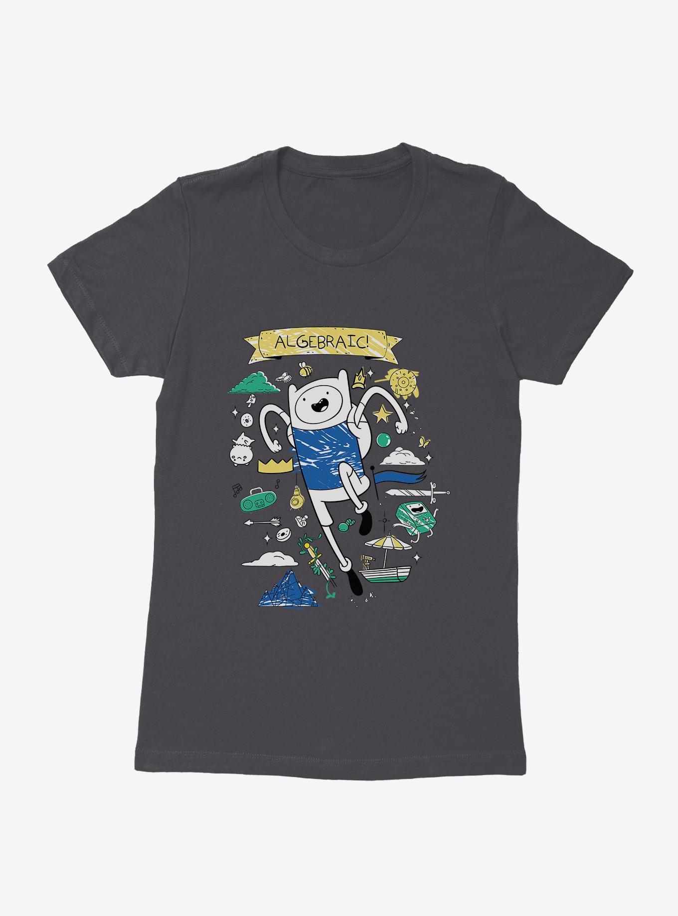 Adventure Time Finn Algebraic Womens T-Shirt,All Products : American Fashion Style Bags On Sale