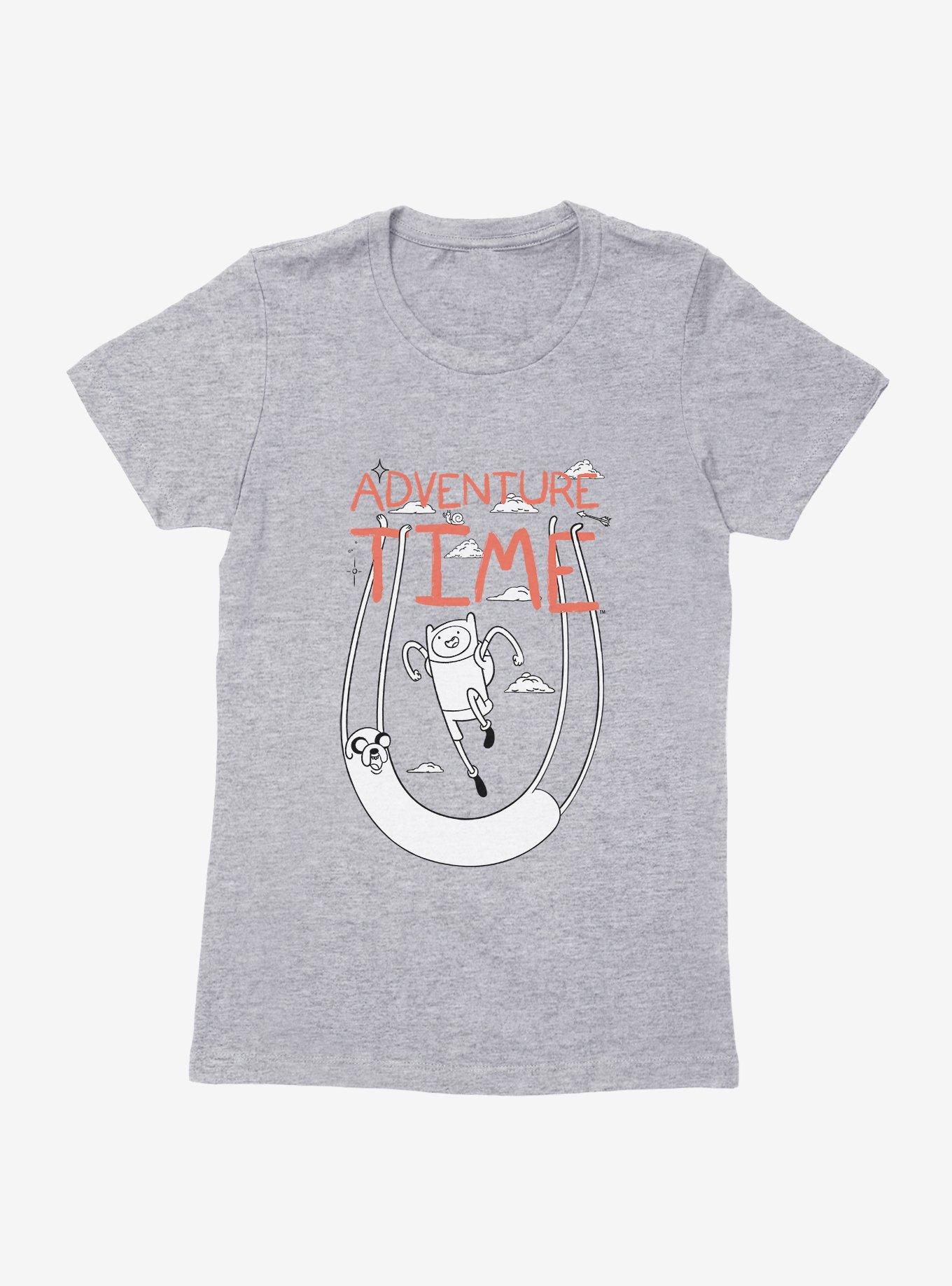 Adventure Time Finn And Jake Clouds Womens T-Shirt,All Products : American Fashion Style Bags On Sale