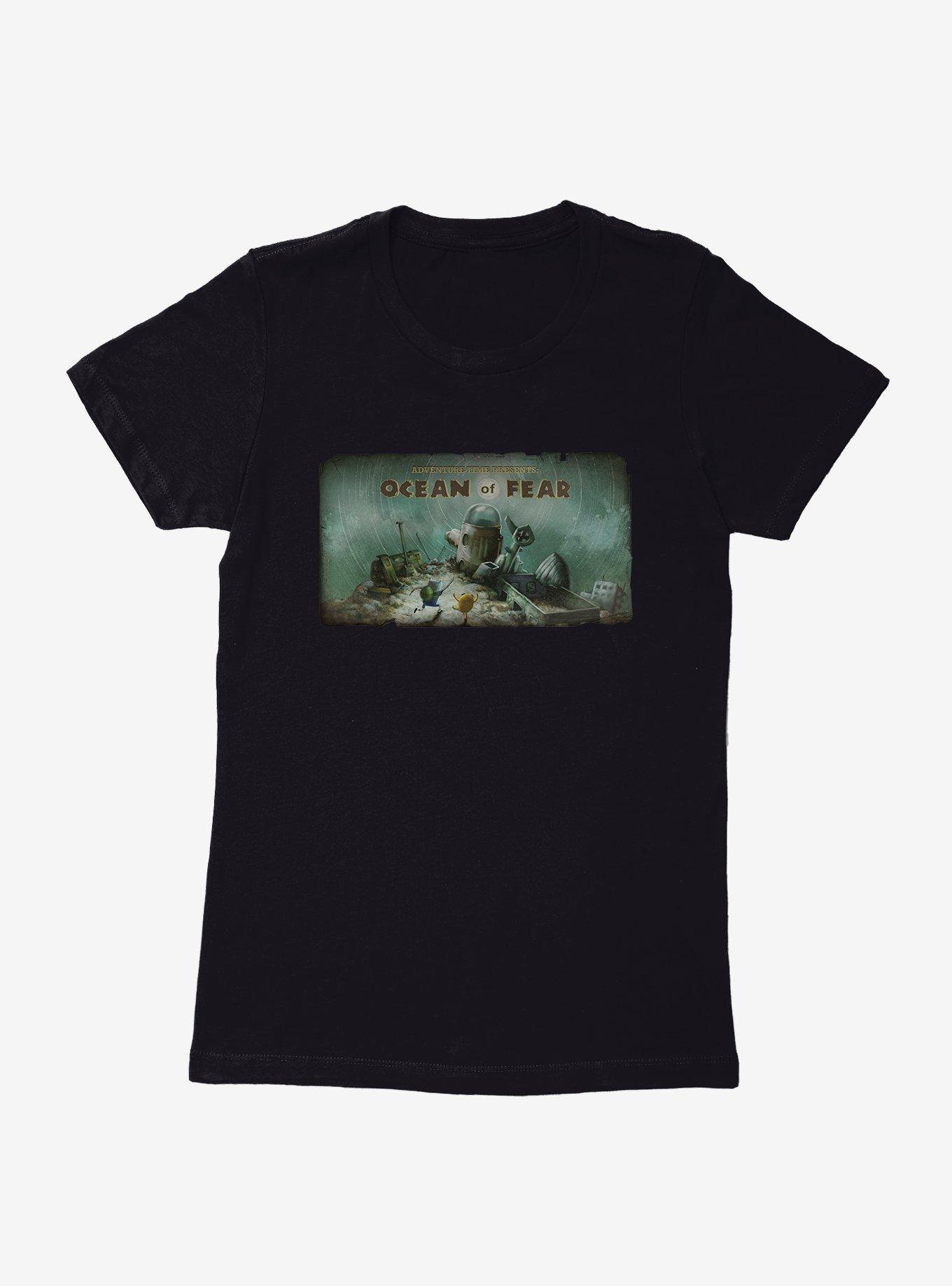 Adventure Time Ocean Of Fear Womens T-Shirt,All Products : American Fashion Style Bags On Sale