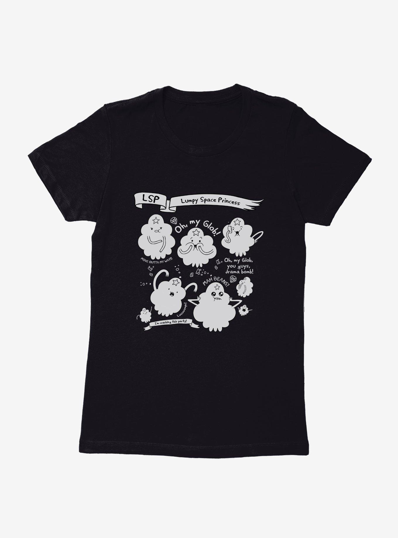 Adventure Time Space Princess Phrases Womens T-Shirt,All Products : American Fashion Style Bags On Sale