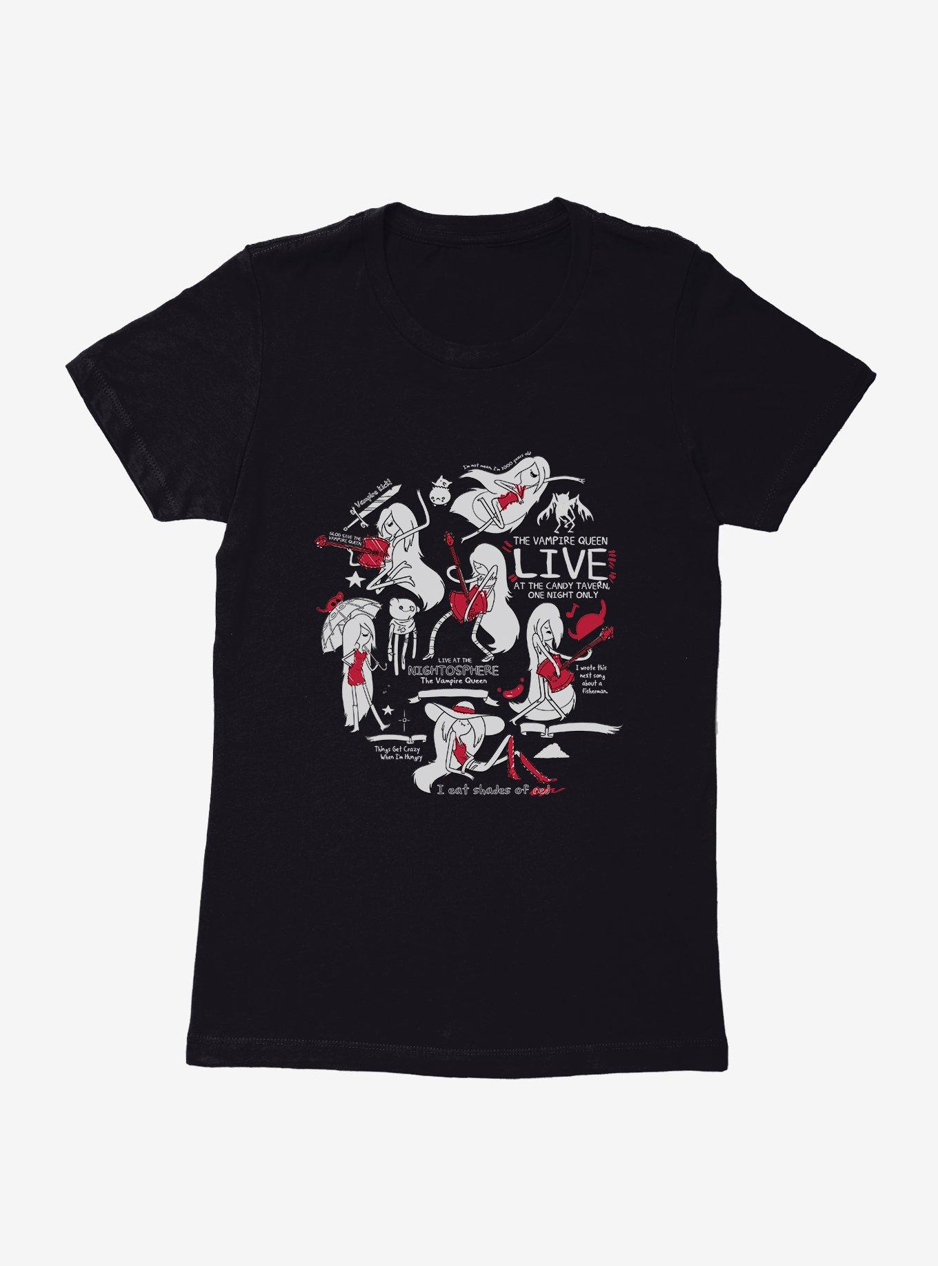 Adventure Time Marceline Guitar Womens T-Shirt,All Products : American Fashion Style Bags On Sale
