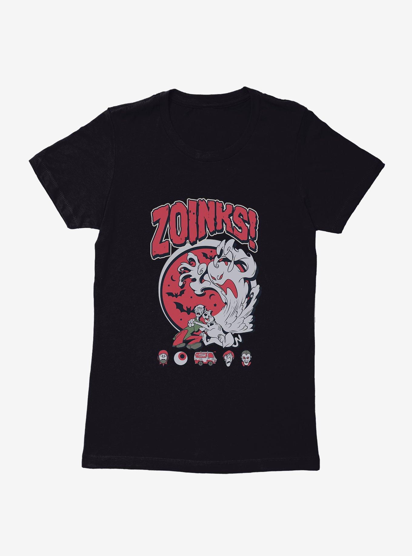 Scooby-Doo Zoinks Ghost Womens T-Shirt, BLACK, hi-res