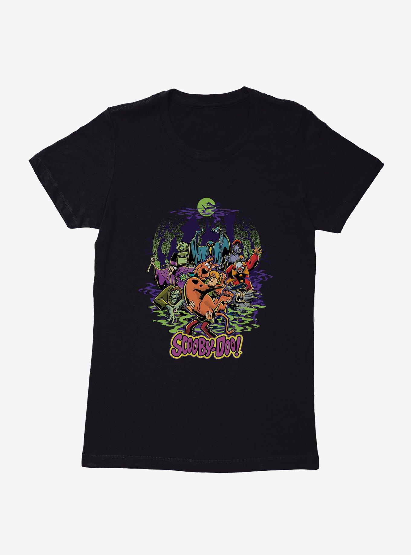Scooby-Doo Spooky Monsters Shaggy And Scooby Womens T-Shirt, , hi-res