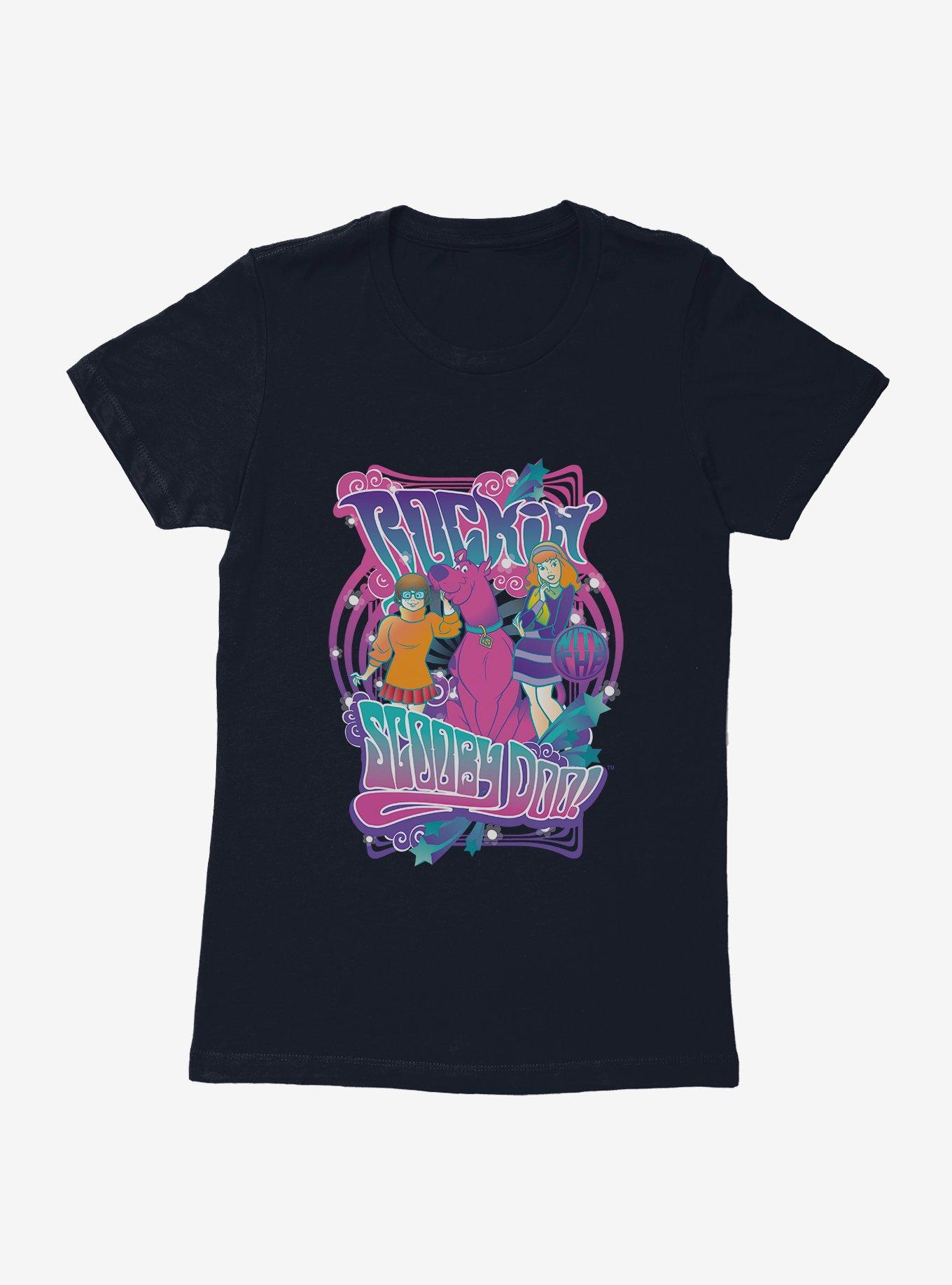 Scooby-Doo Groovy Rockin' With The Scooby-Doo! Velma And Daphne Womens T-Shirt