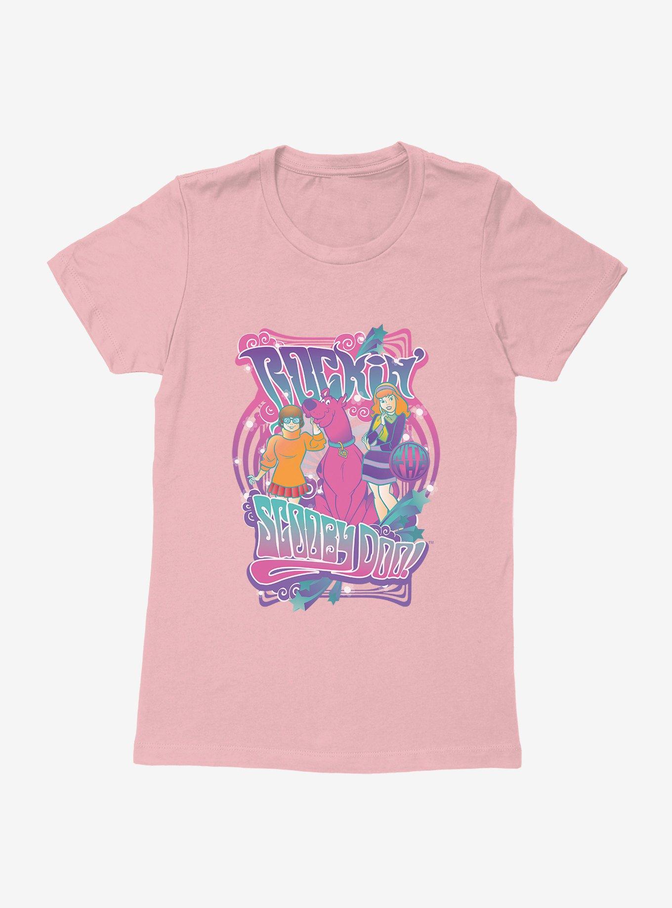 Scooby-Doo Groovy Rockin' With The Scooby-Doo! Velma And Daphne Womens T-Shirt