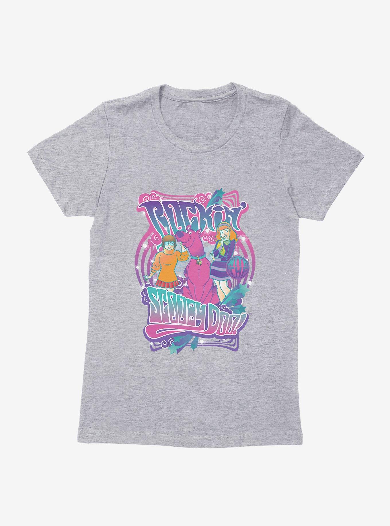 Scooby-Doo Groovy Rockin' With The Scooby-Doo! Velma And Daphne Womens T-Shirt
