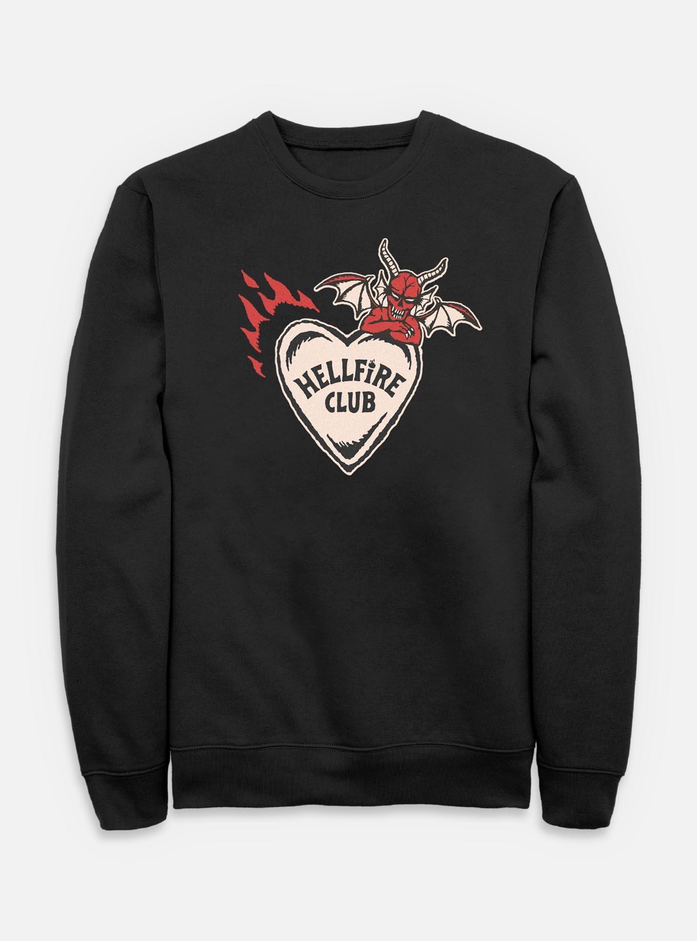 Stranger Things Hellfire Club Devil Heart Sweatshirt, , hi-res