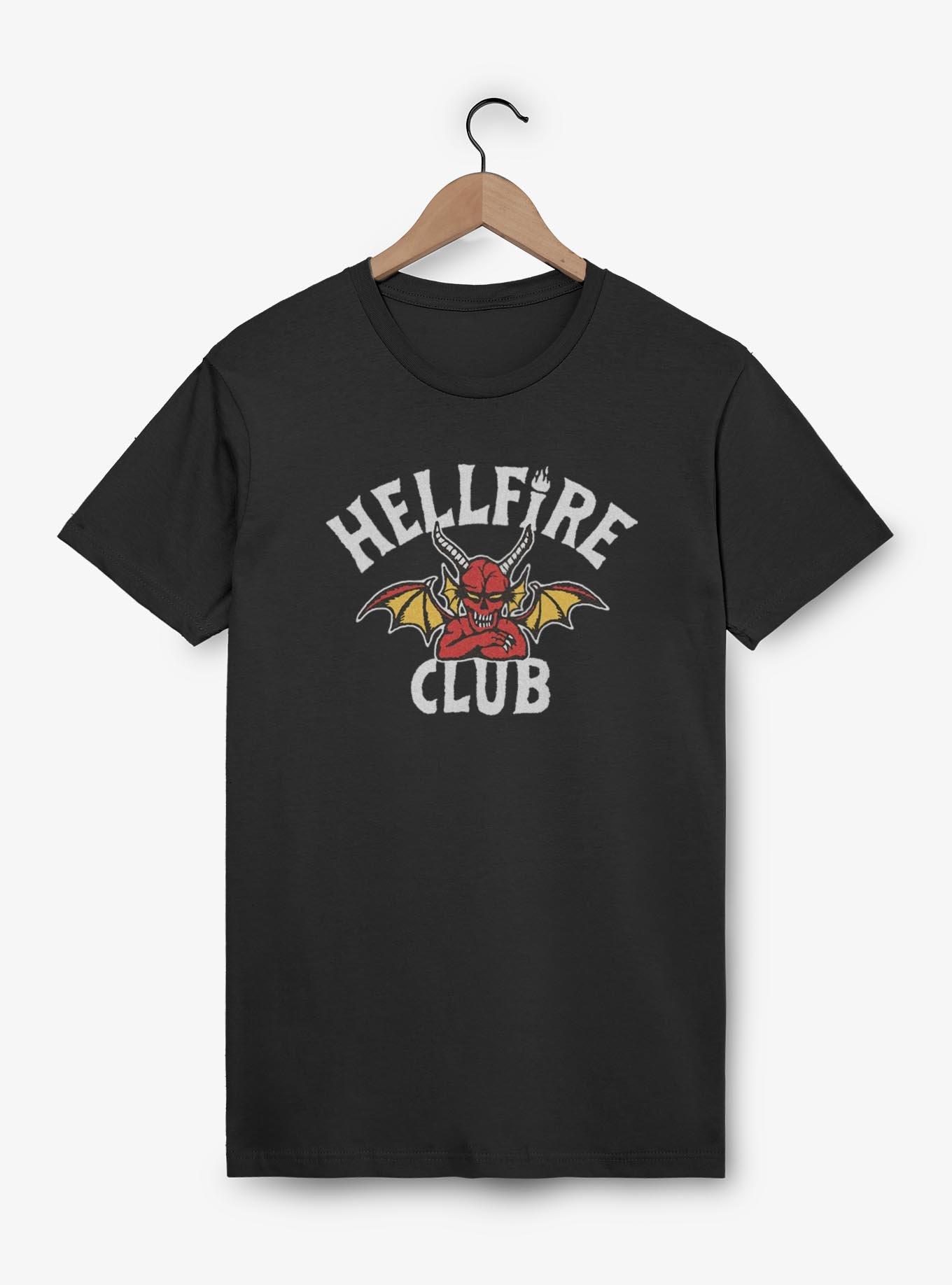 Stranger Things Devil Hellfire Club Logo T-Shirt, BLACK, hi-res