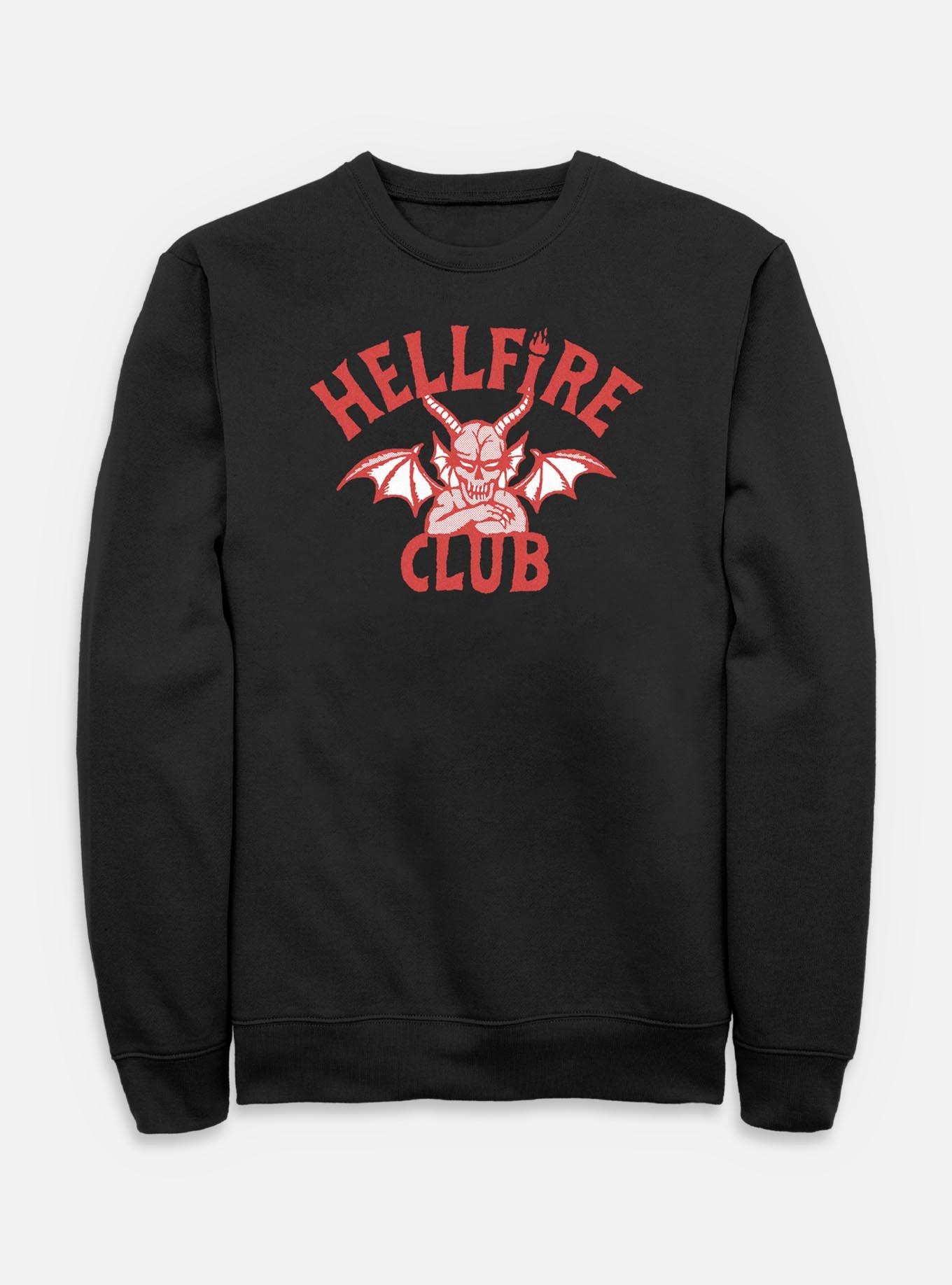Stranger Things Devil Logo Hellfire Club Sweatshirt, , hi-res