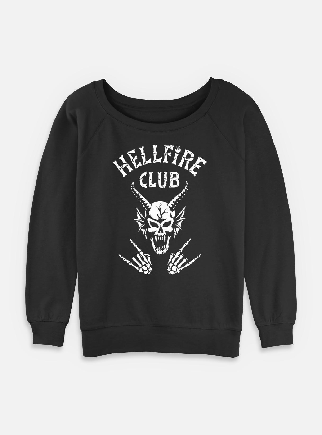 Stranger Things Hellfire Club Rocks Womens Slouchy Sweatshirt, , hi-res