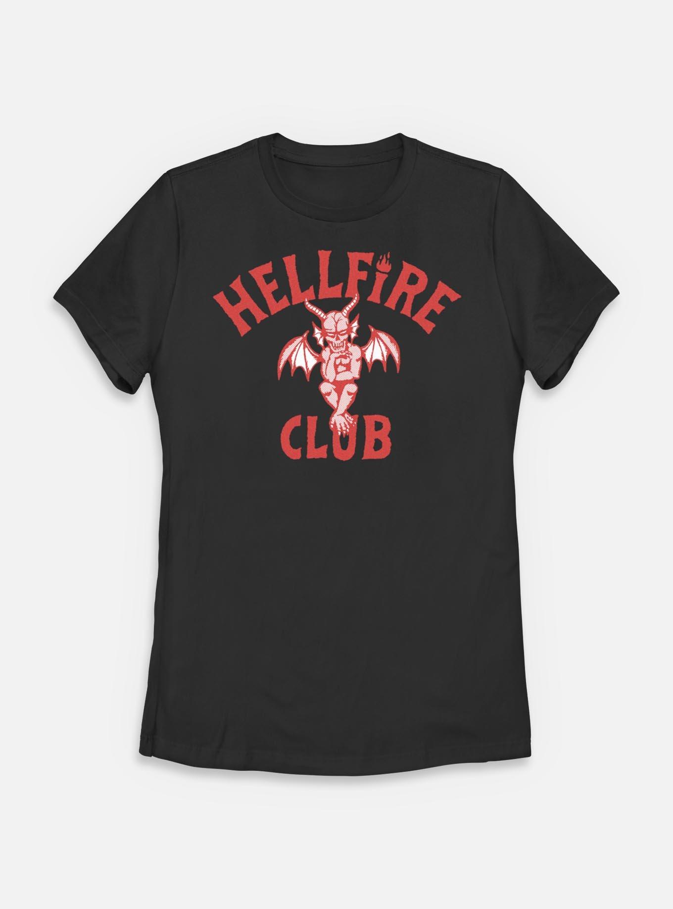 Stranger Things Hellfire Club Devil Frame Womens T-Shirt