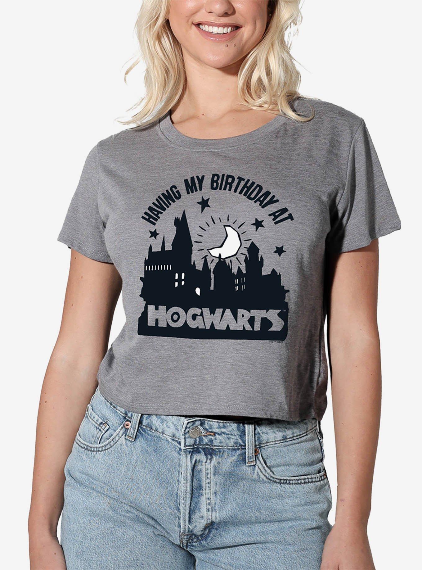 Harry Potter Birthday At Hogwarts Girls Crop Top T-Shirt, , hi-res