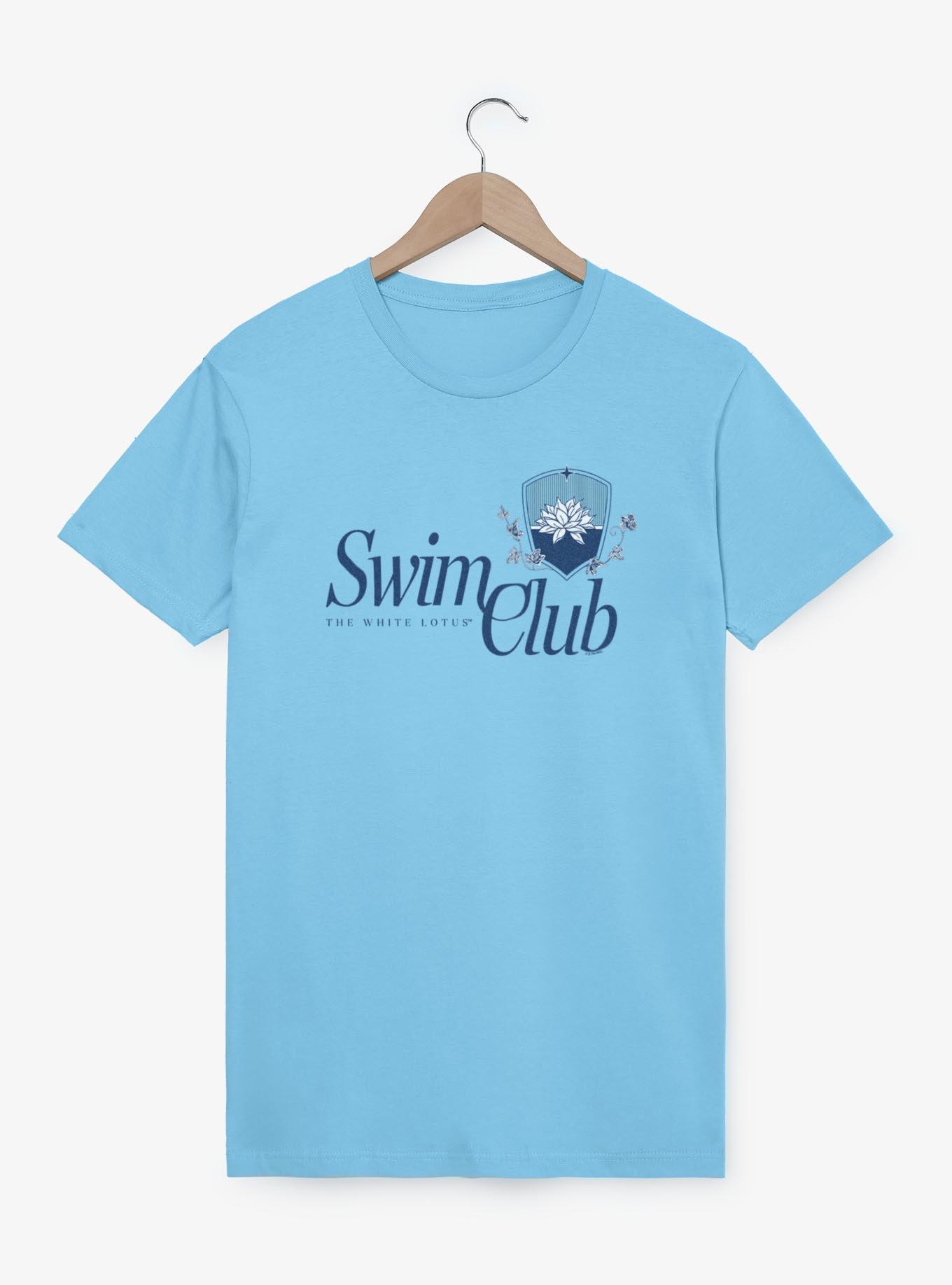 The White Lotus Swim Club T-Shirt, LT BLUE, hi-res