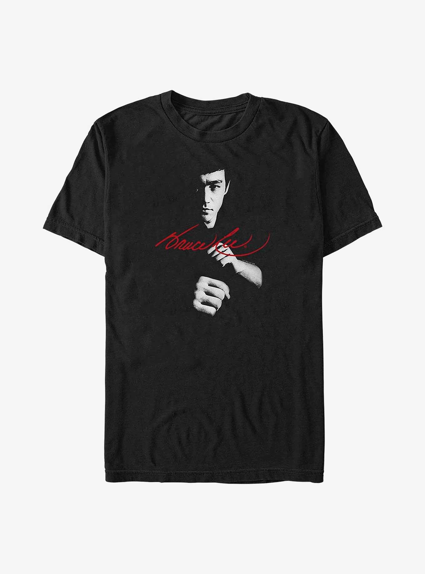 Bruce Lee Legend Lee Autograph Big & Tall T-Shirt,All Products : American Fashion Style Bags On Sale
