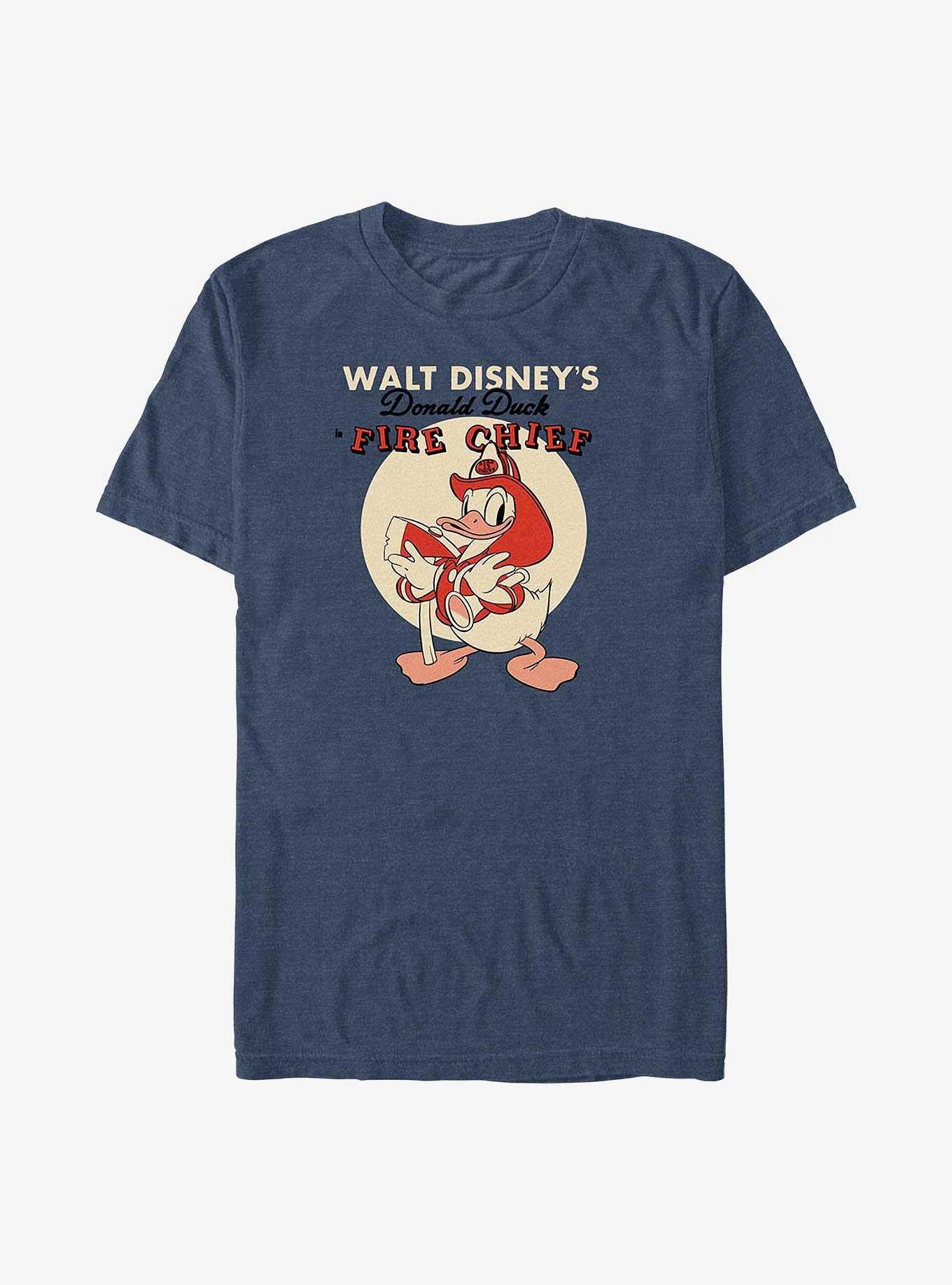 Disney Donald Duck Vintage Fireman Big & Tall T-Shirt,New Products : American Fashion Style Bags On Sale