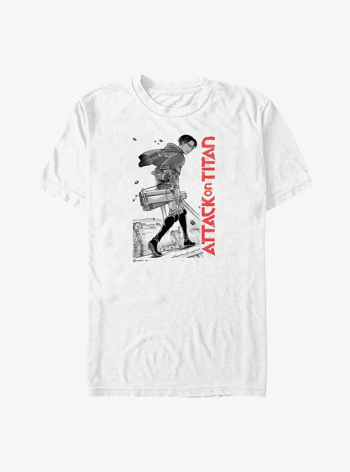 Attack on Titan Levi Ackerman Manga Big & Tall T-Shirt,All Products : American Fashion Style Bags On Sale