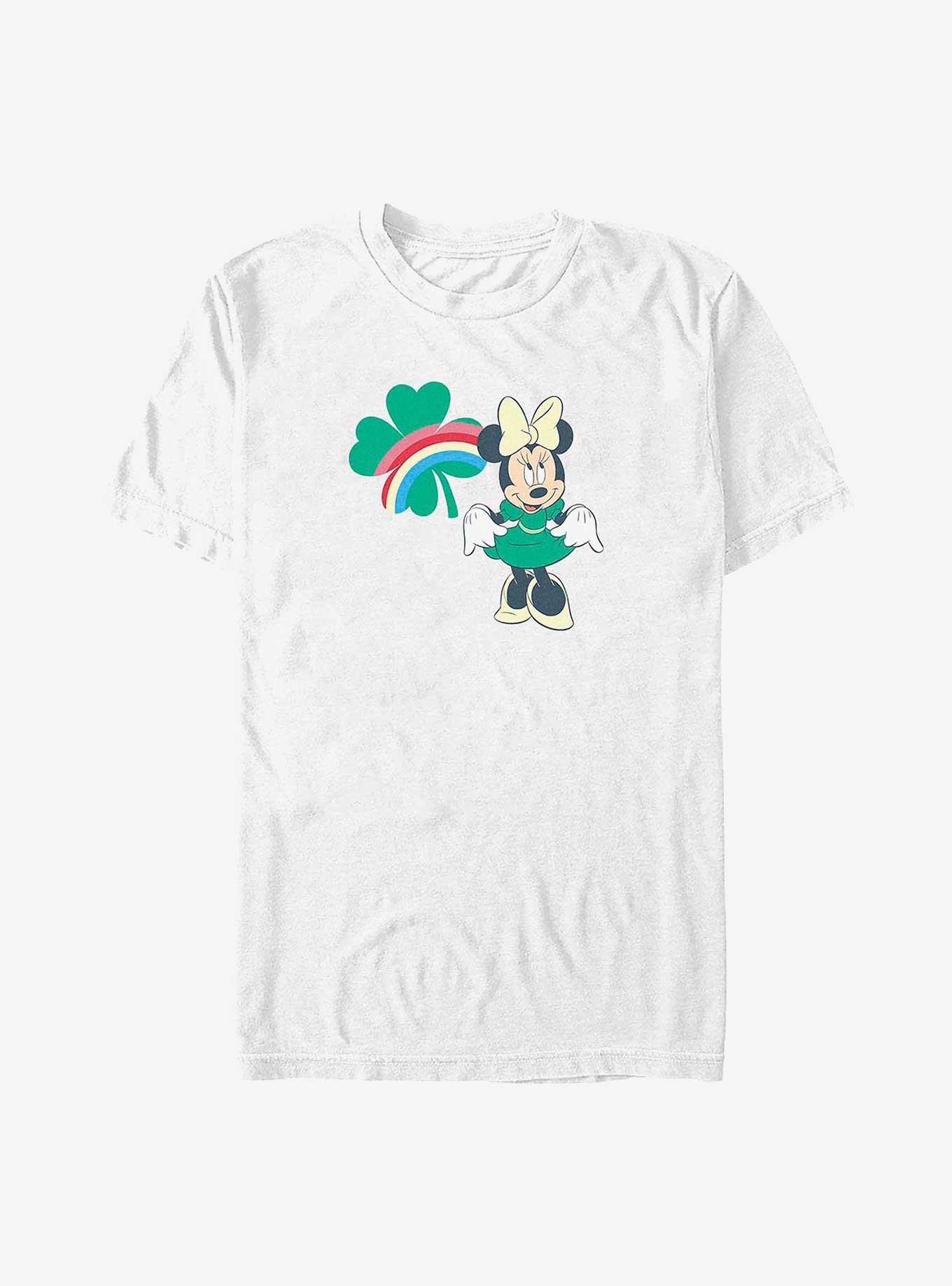 Disney Minnie Mouse Clover Rainbow Big & Tall T-Shirt,New Products : American Fashion Style Bags On Sale