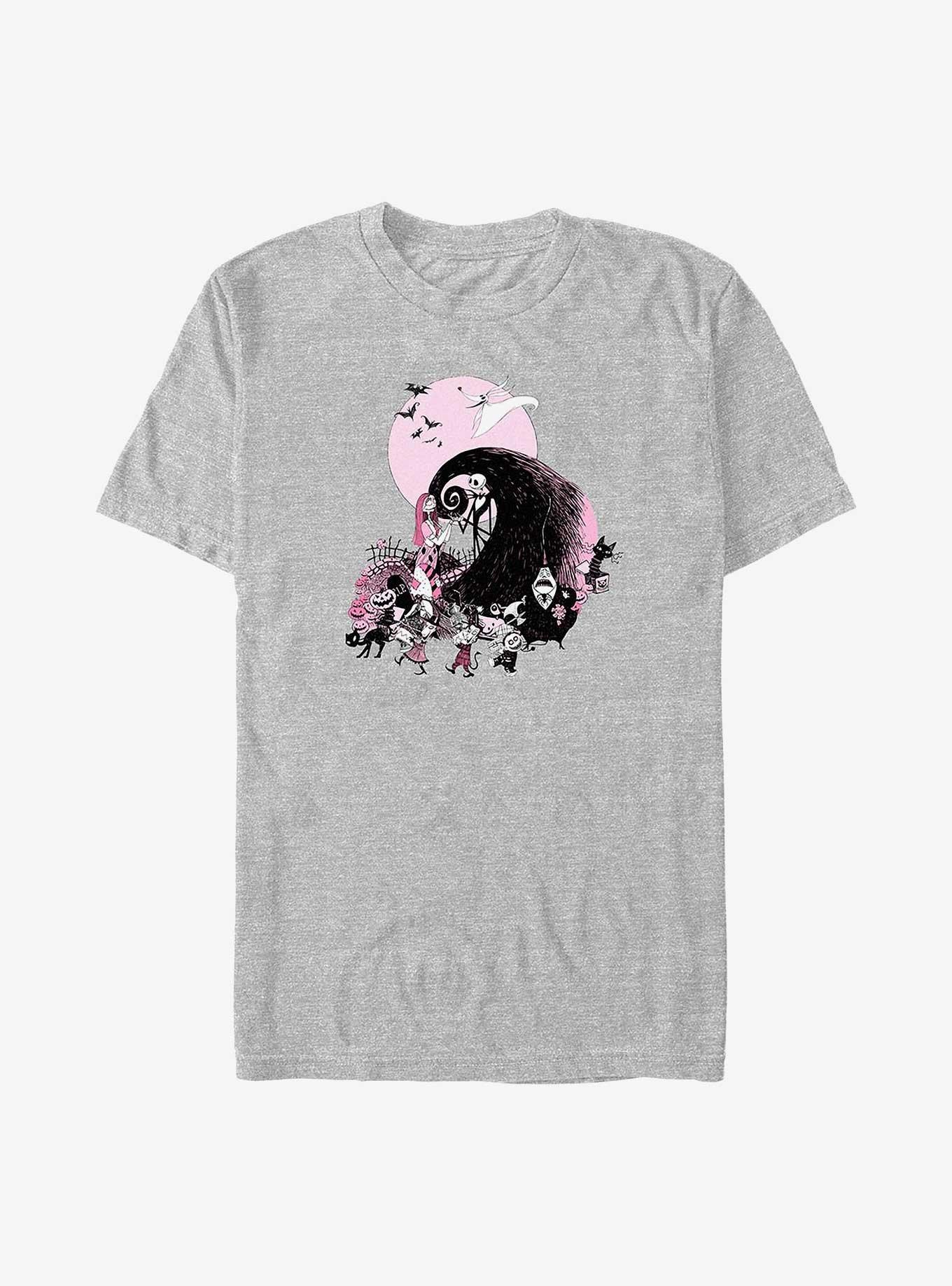 Disney The Nightmare Before Christmas Group Big & Tall T-Shirt,New Products : American Fashion Style Bags On Sale