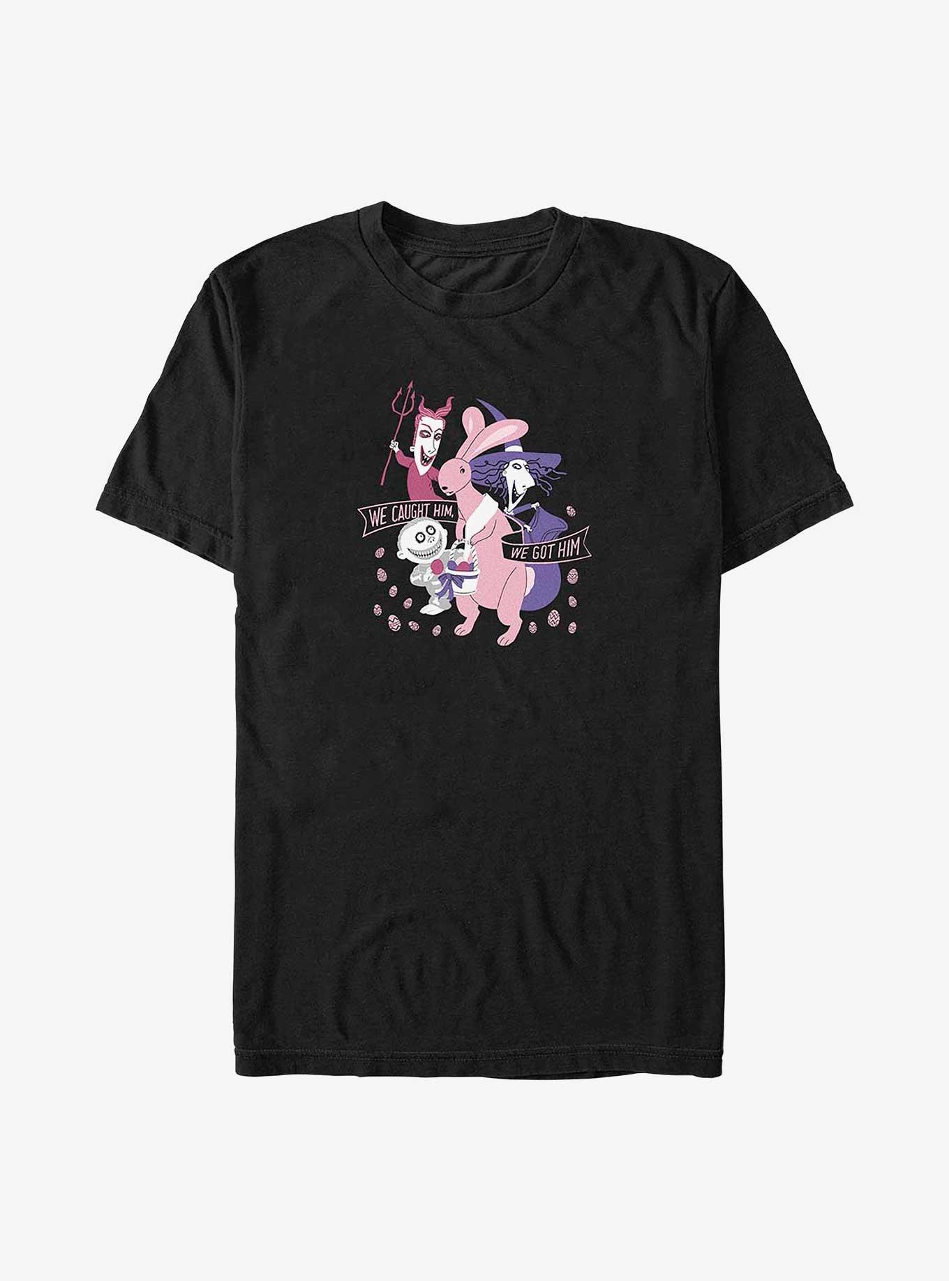Disney The Nightmare Before Christmas Lock, Shock & Barrel Caught Him Big & Tall T-Shirt,New Products : American Fashion Style Bags On Sale