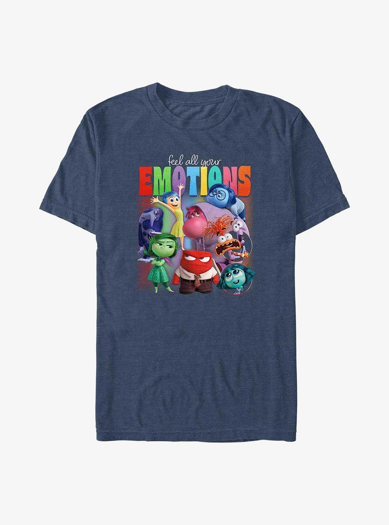 Disney Pixar Inside Out Feel Your Emotions Big & Tall T-Shirt,New Products : American Fashion Style Bags On Sale