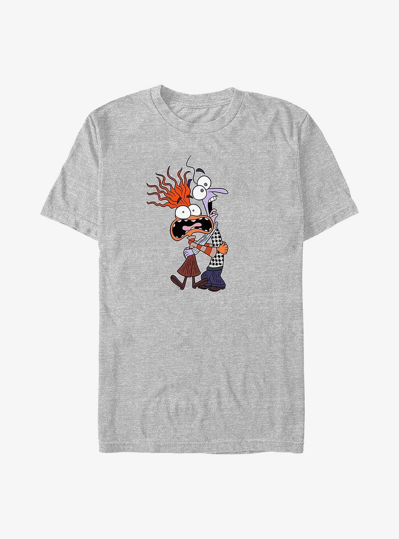 Disney Pixar Inside Out Anxiety And Fear Big & Tall T-Shirt,New Products : American Fashion Style Bags On Sale