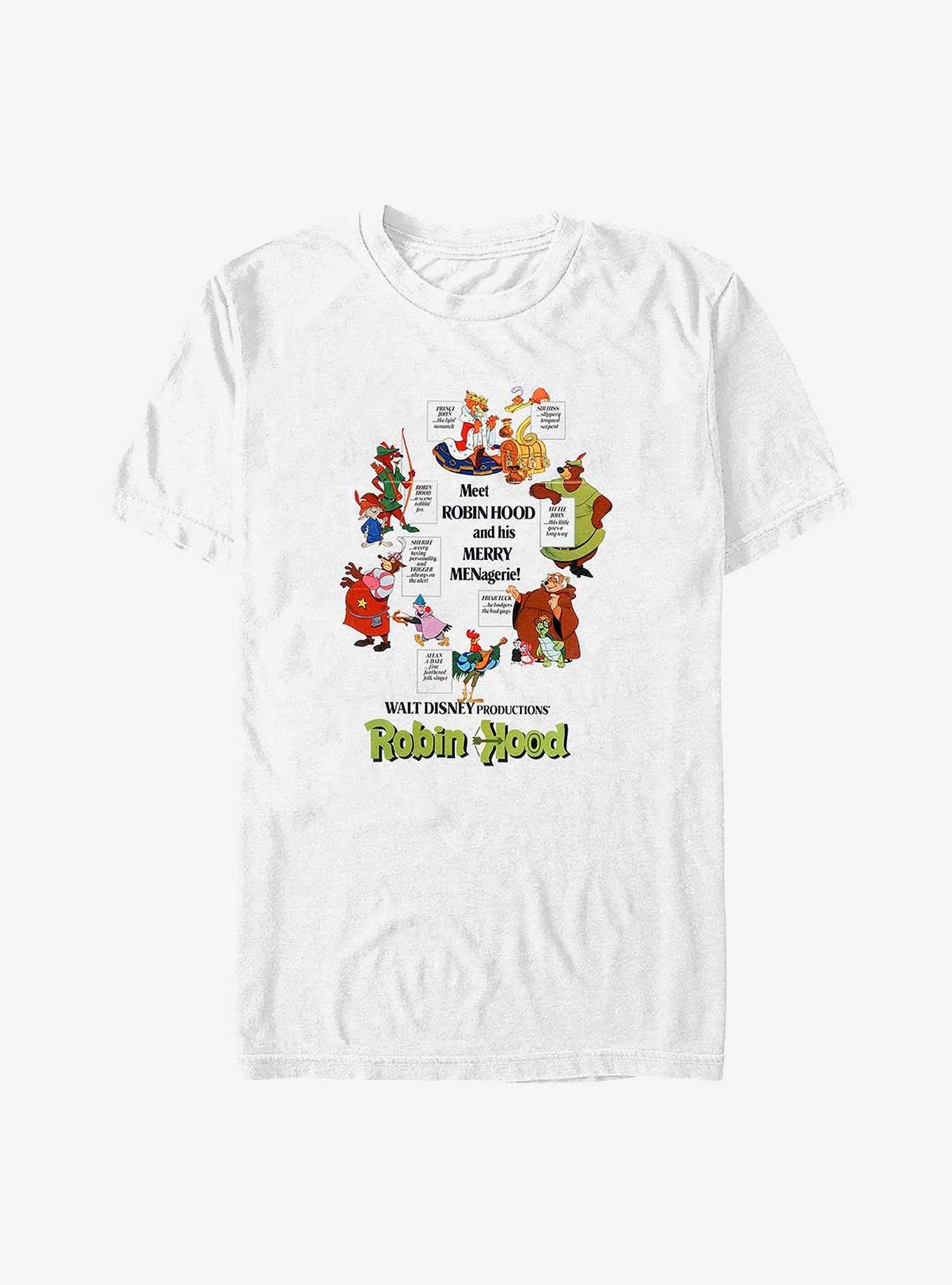 Disney Robin Hood Meet The Merry Menagerie Big & Tall T-Shirt,New Products : American Fashion Style Bags On Sale