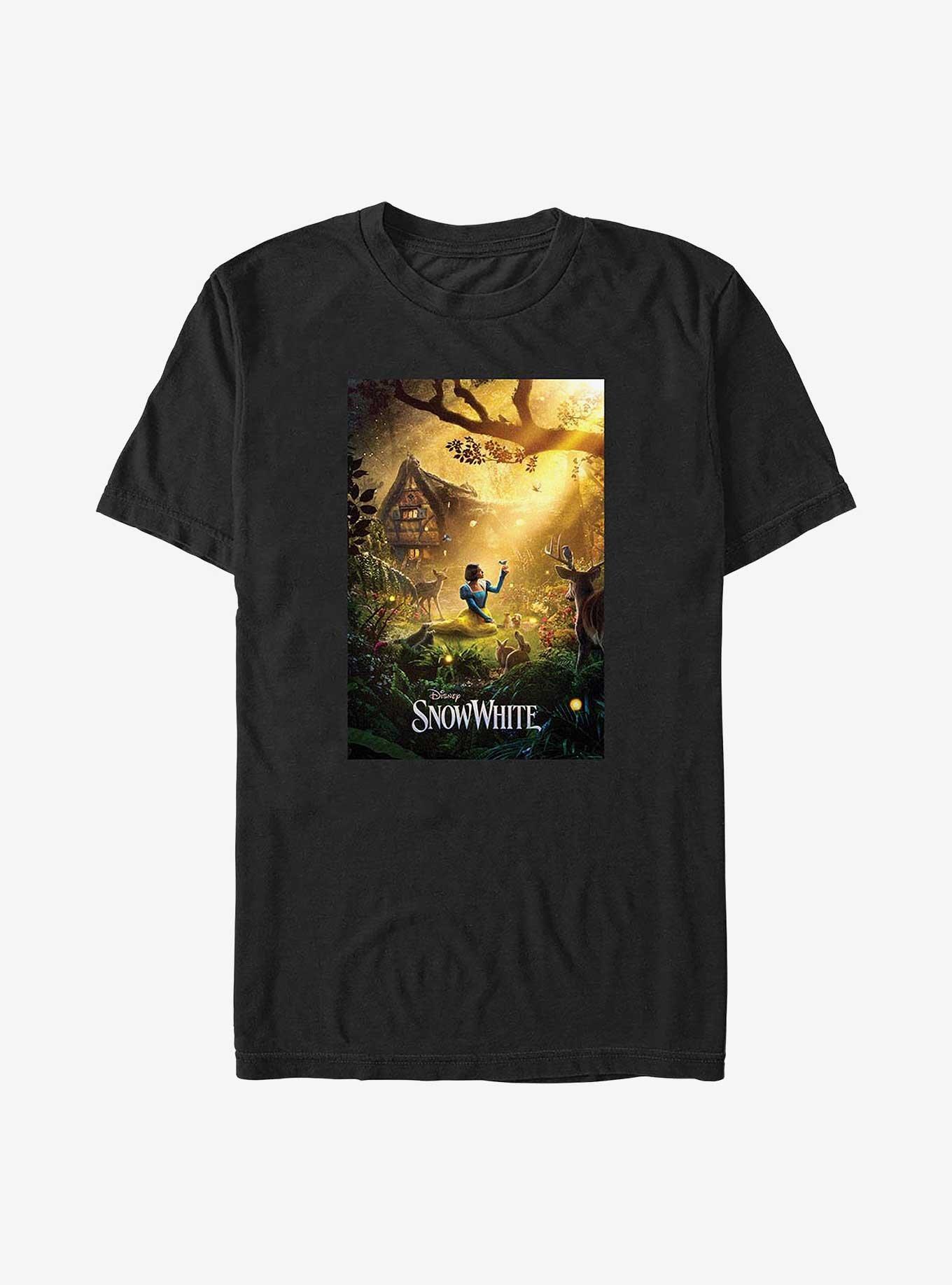 Disney Snow White Live Action Poster Big & Tall T-Shirt,New Products : American Fashion Style Bags On Sale