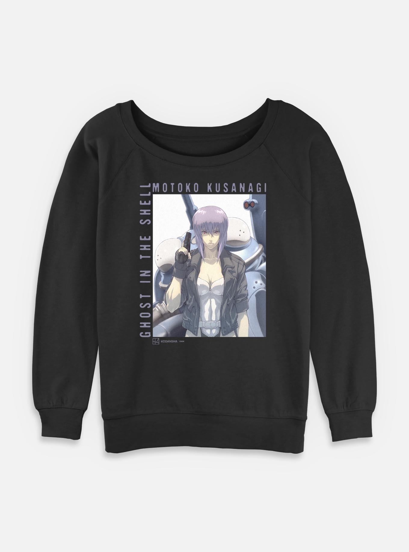 Ghost in the Shell Motoko Kusanagi Womens Slouchy Sweatshirt,New Products : American Fashion Style Bags On Sale