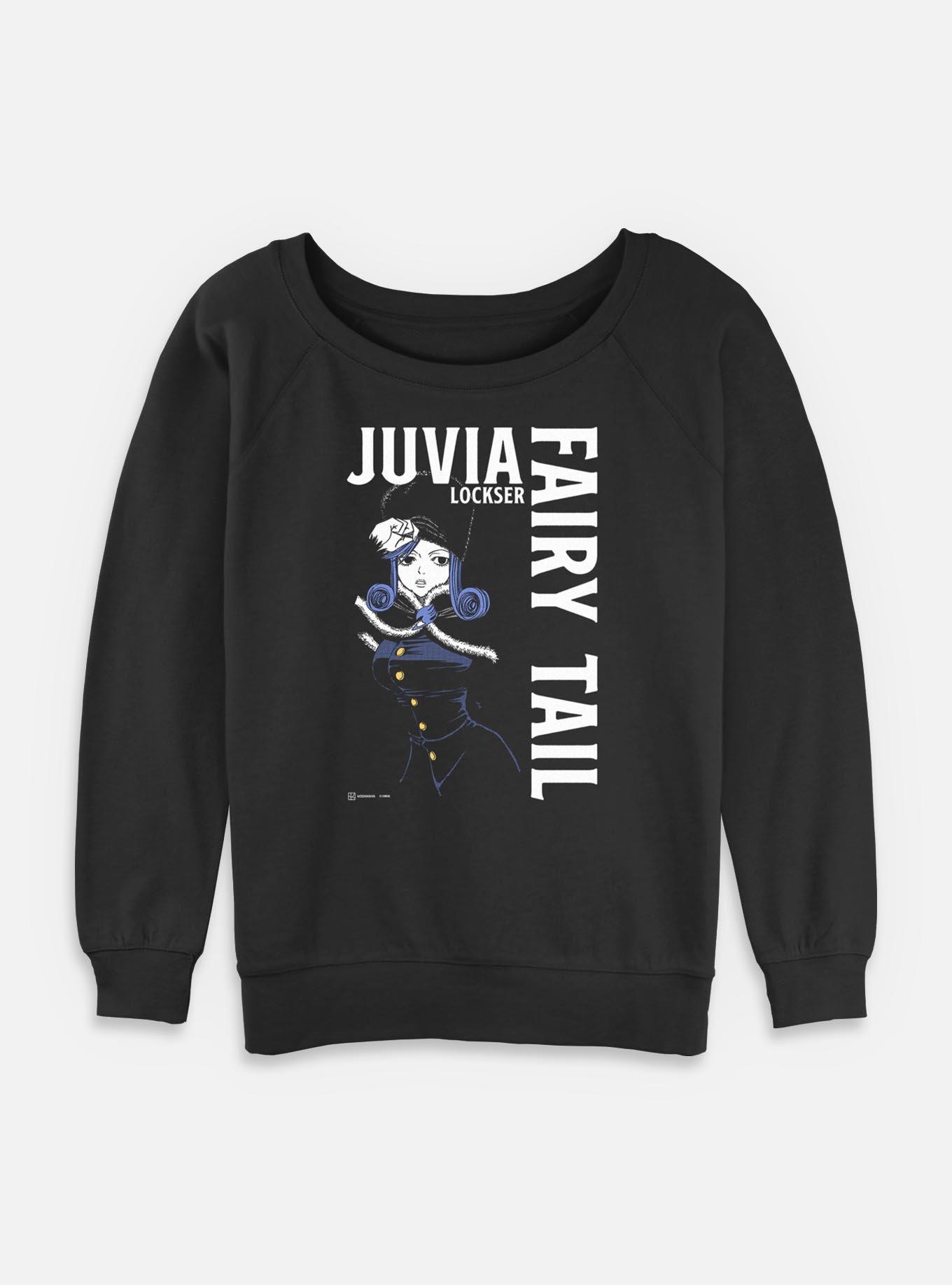 Fairy Tail Juvia Lockser Focus Womens Slouchy Sweatshirt, , hi-res
