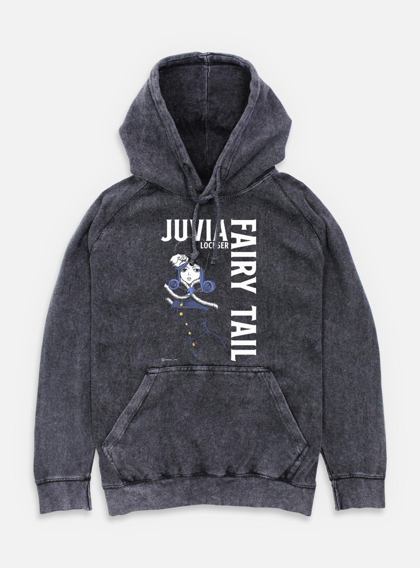 Fairy Tail Juvia Lockser Focus Mineral Wash Hoodie,New Products : American Fashion Style Bags On Sale