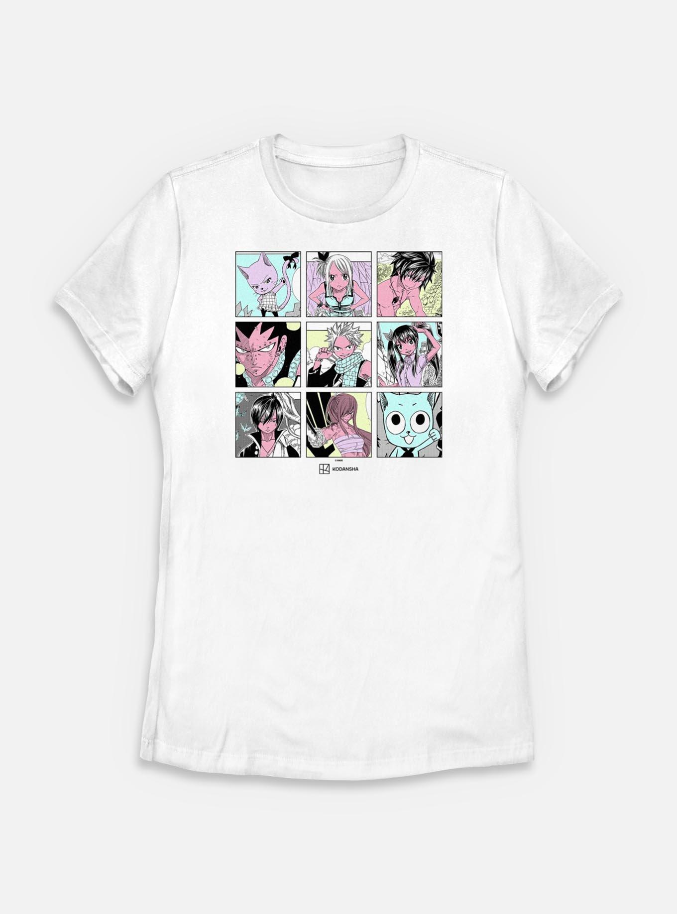 Fairy Tail Box Pop Womens T-Shirt, WHITE, hi-res