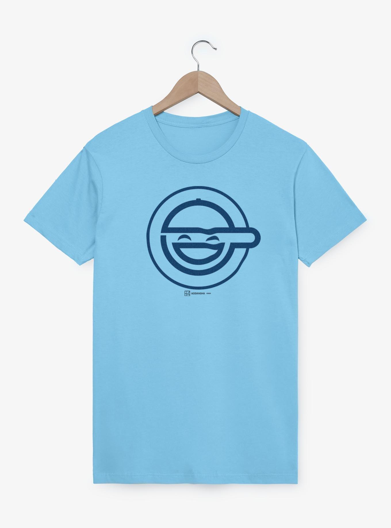 Ghost in the Shell L Man Logo T-Shirt, LT BLUE, hi-res